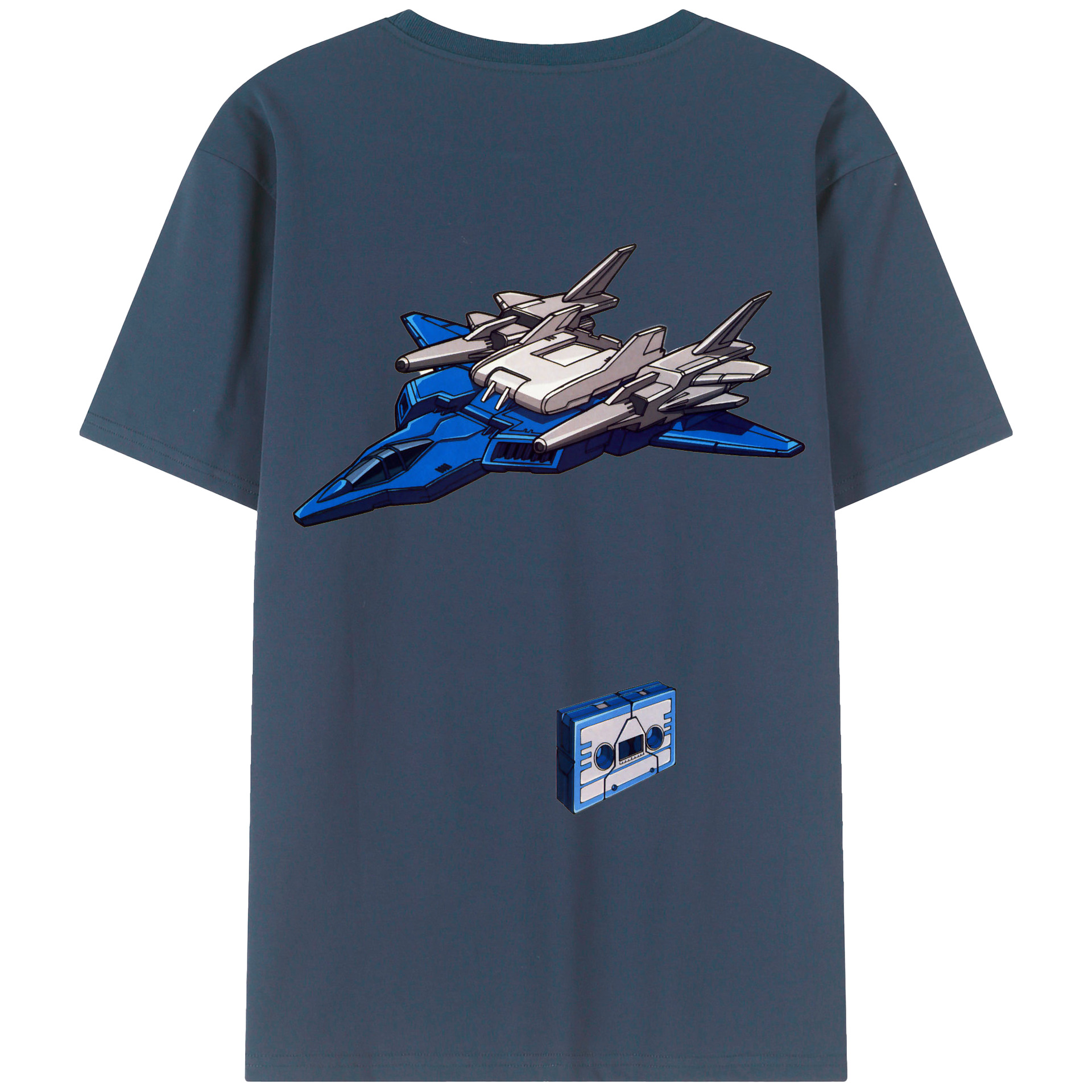 （画像用）  綿100％ メンズ半袖Tシャツ（バックプリント） 通気性