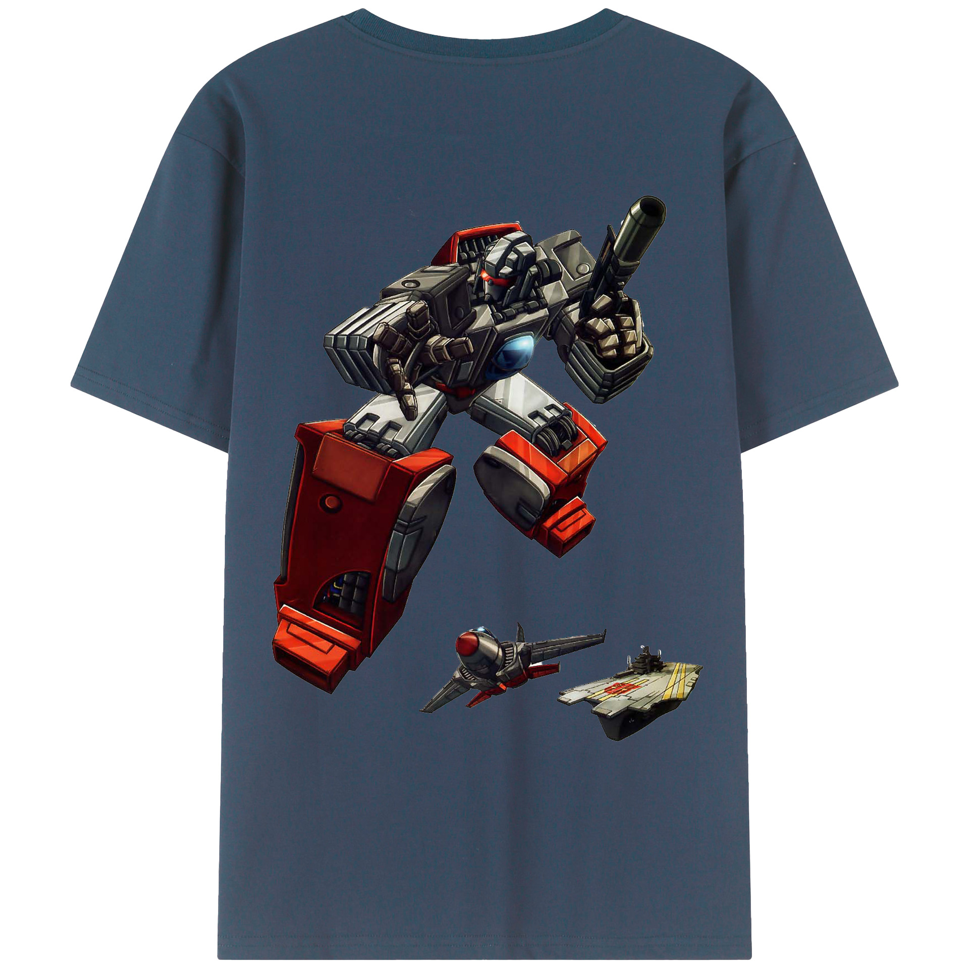 （画像用）  綿100％ メンズ半袖Tシャツ（バックプリント） 通気性