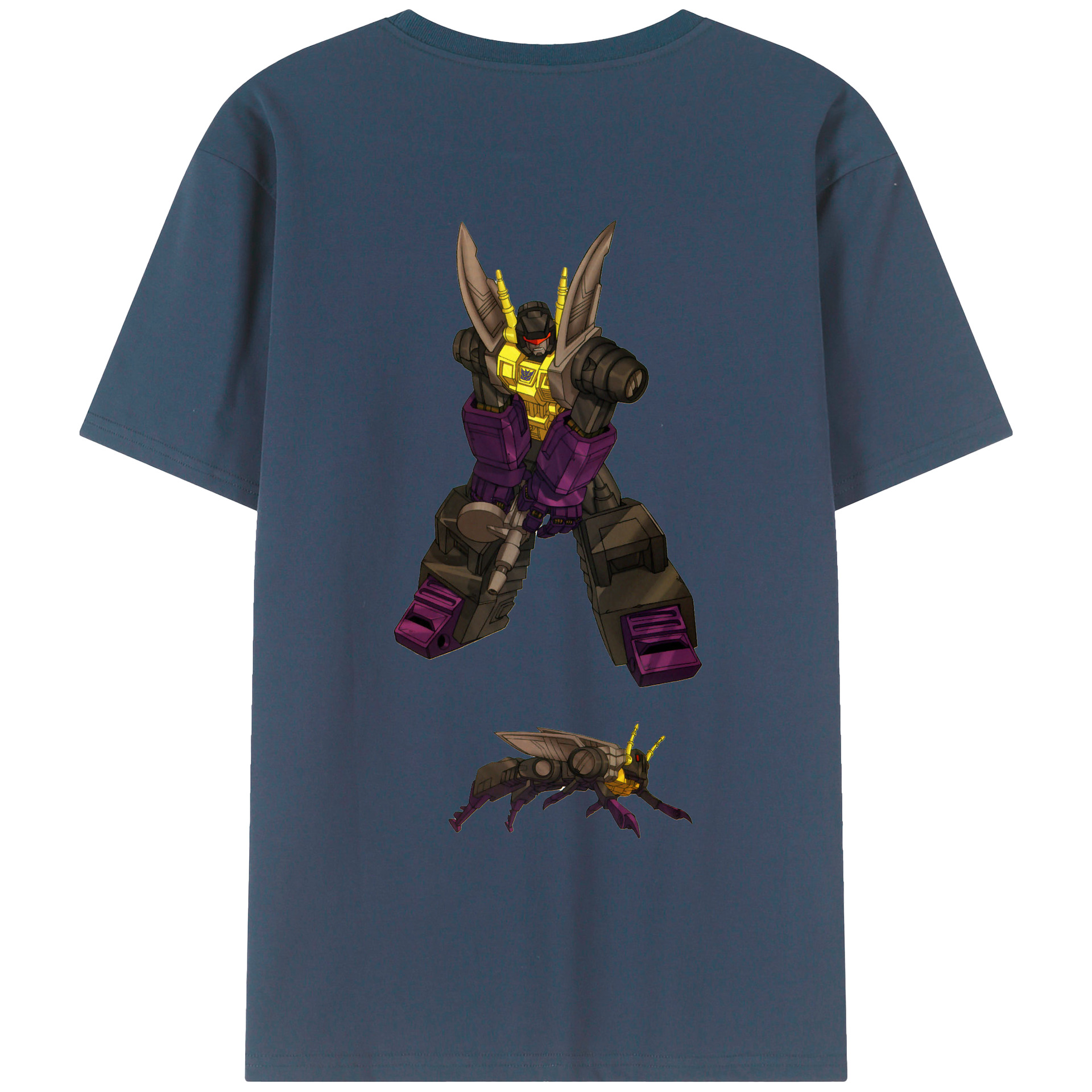 （画像用）  綿100％ メンズ半袖Tシャツ（バックプリント） 通気性