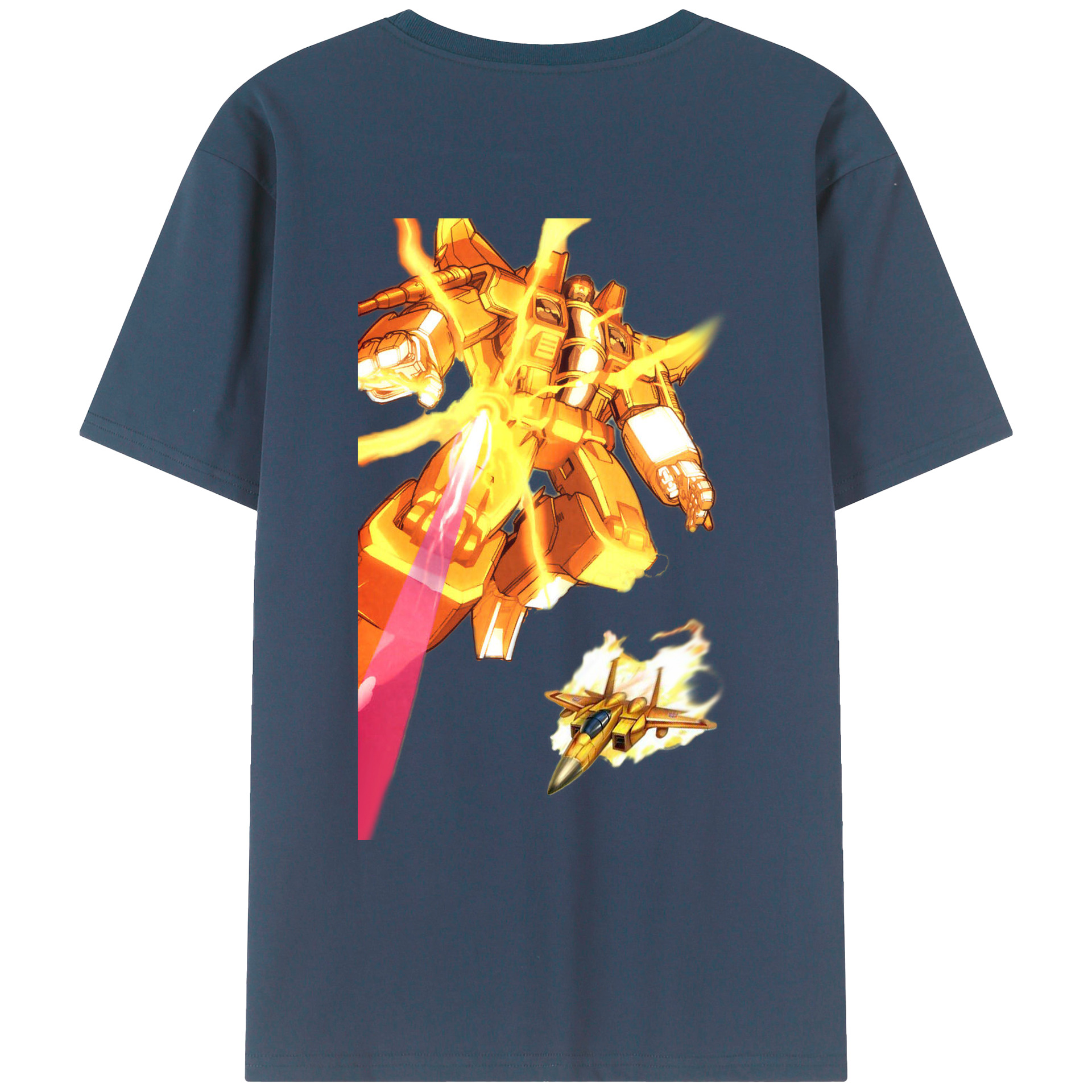 （画像用）  綿100％ メンズ半袖Tシャツ（バックプリント） 通気性