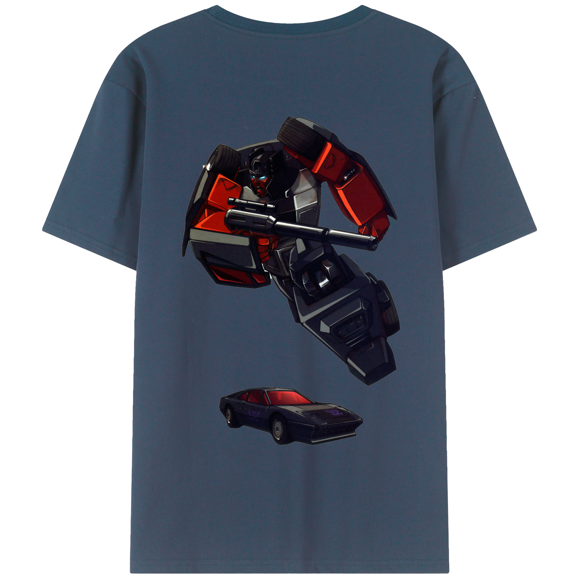 （画像用）  綿100％ メンズ半袖Tシャツ（バックプリント） 通気性