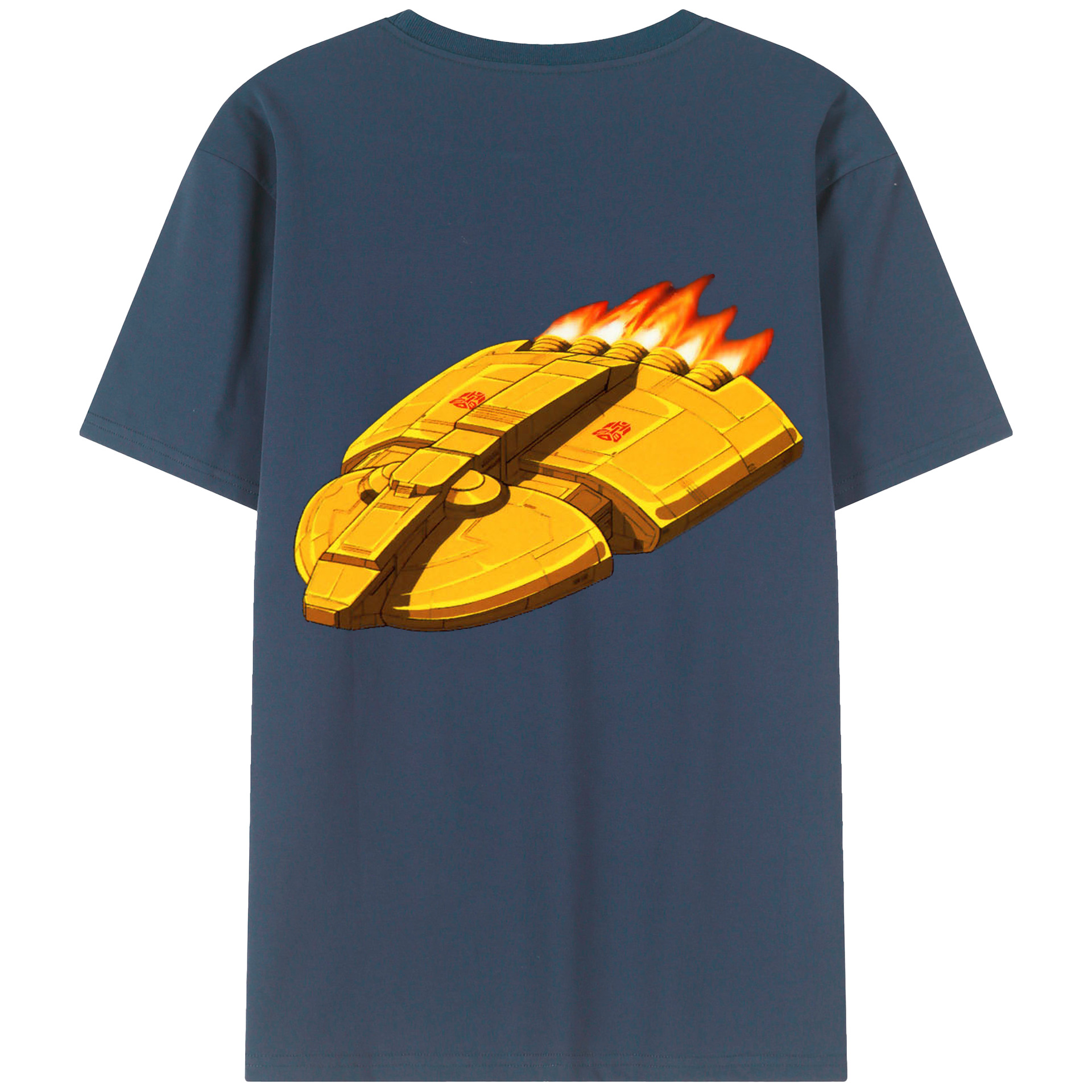 （画像用）  綿100％ メンズ半袖Tシャツ（バックプリント） 通気性