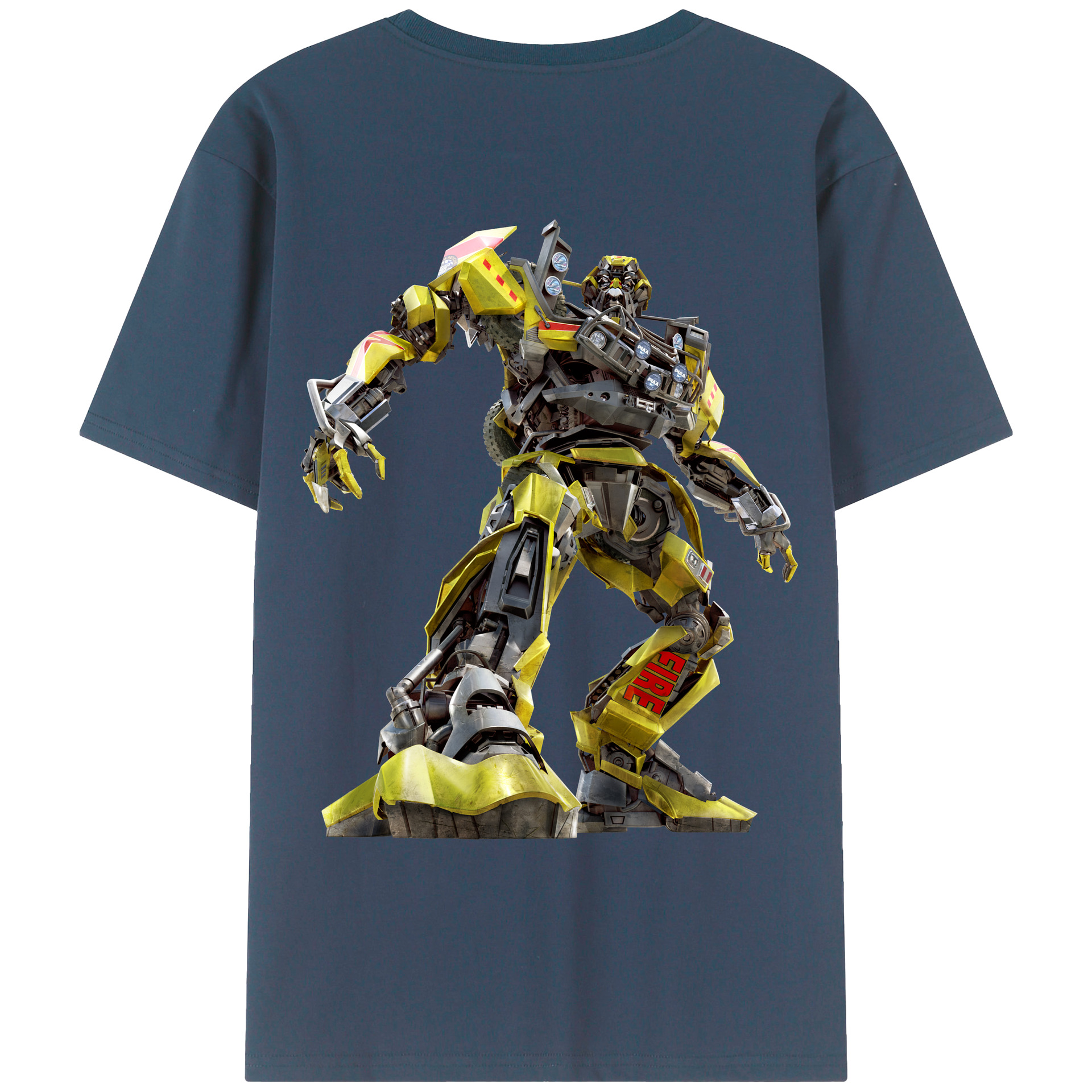 （画像用）  綿100％ メンズ半袖Tシャツ（バックプリント） 通気性