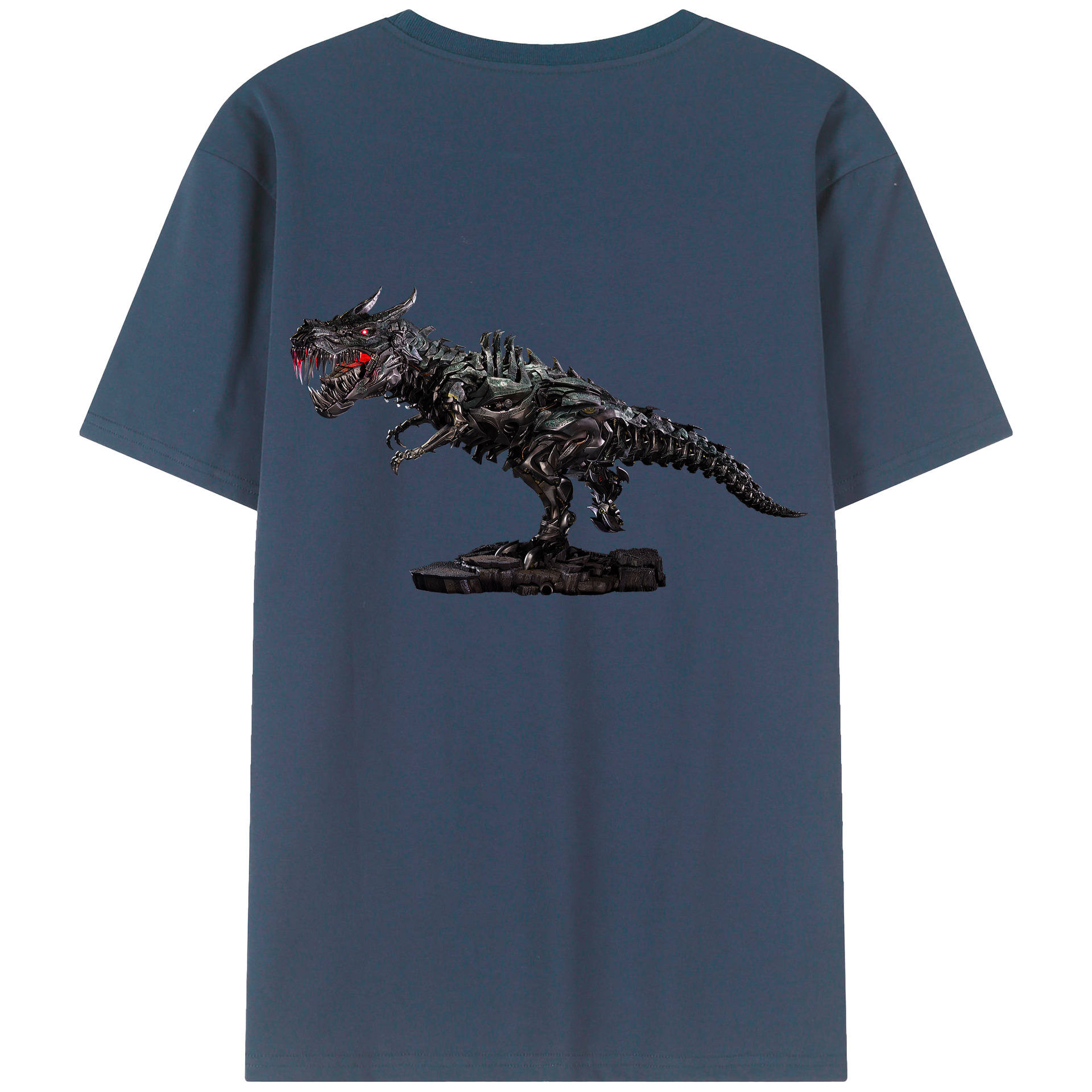 （画像用）  綿100％ メンズ半袖Tシャツ（バックプリント） 通気性