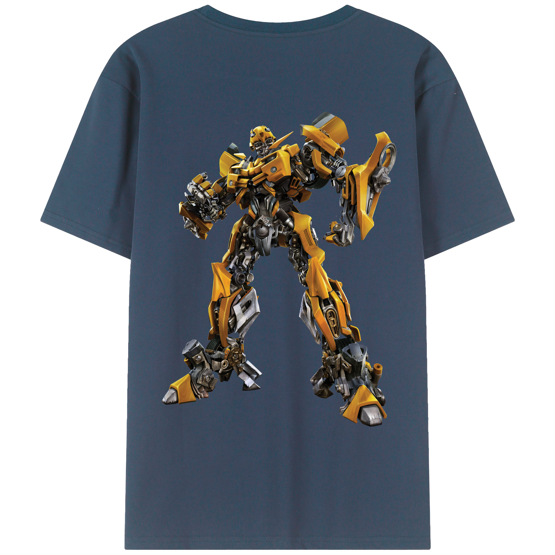 （画像用）  綿100％ メンズ半袖Tシャツ（バックプリント） 通気性