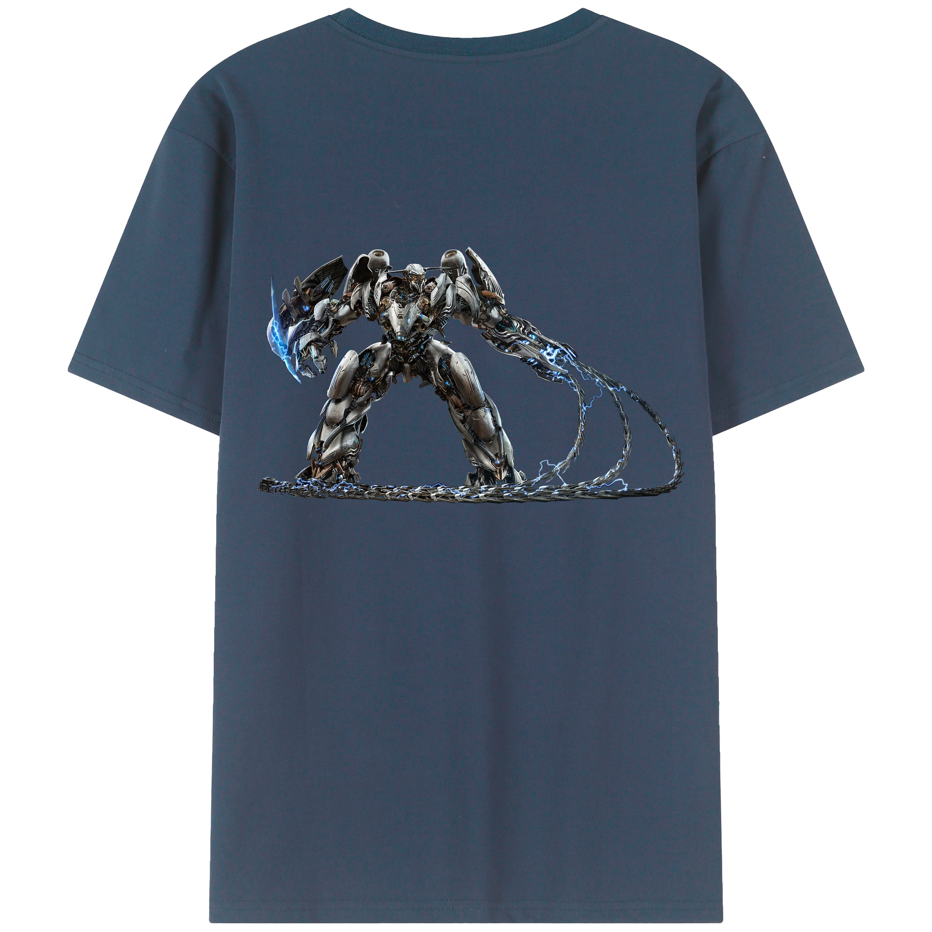 （画像用）  綿100％ メンズ半袖Tシャツ（バックプリント） 通気性
