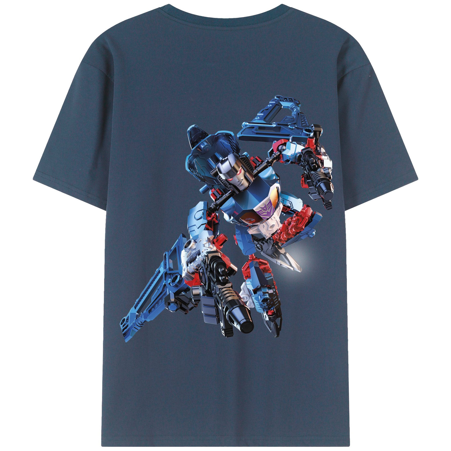 （画像用）  綿100％ メンズ半袖Tシャツ（バックプリント） 通気性