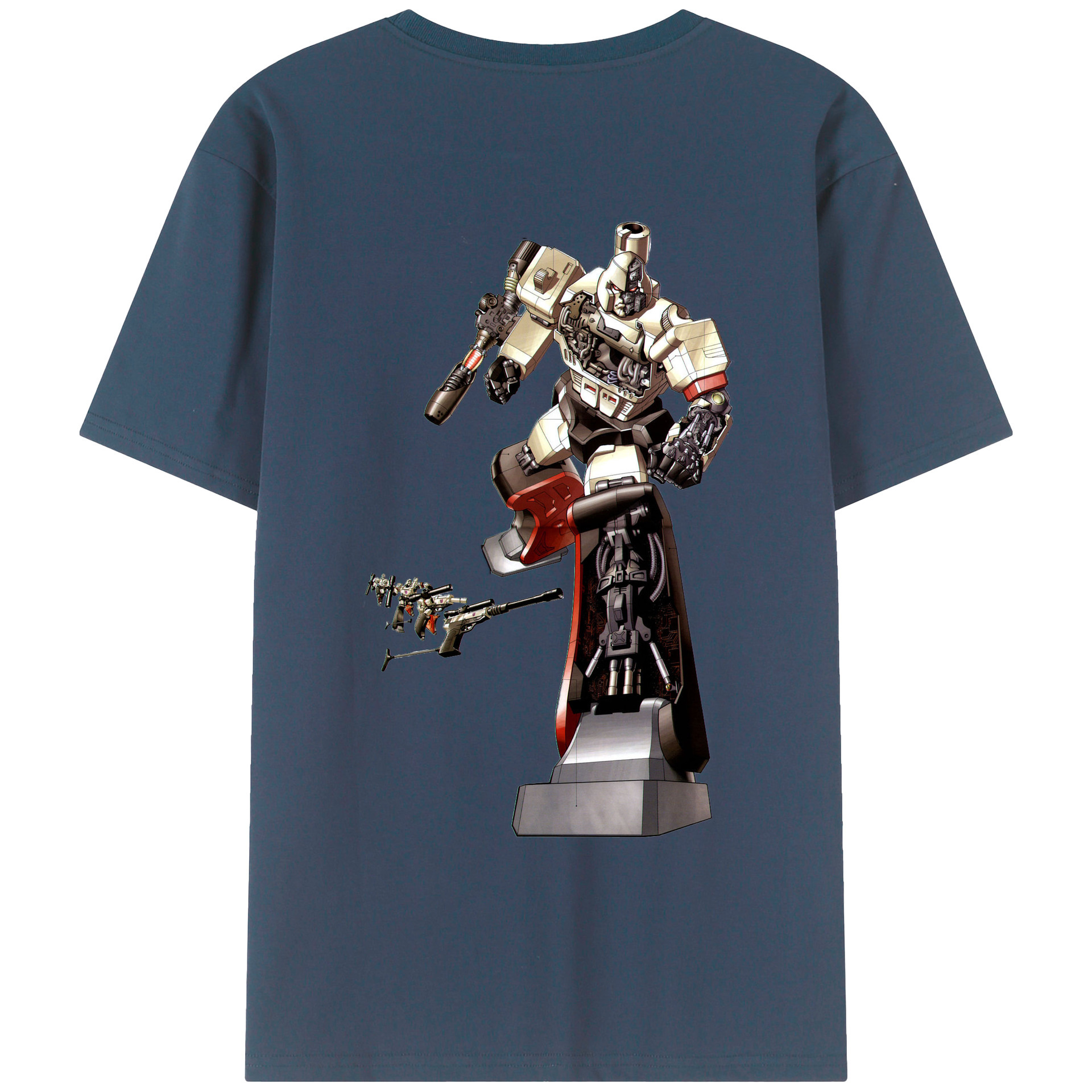 （画像用）  綿100％ メンズ半袖Tシャツ（バックプリント） 通気性