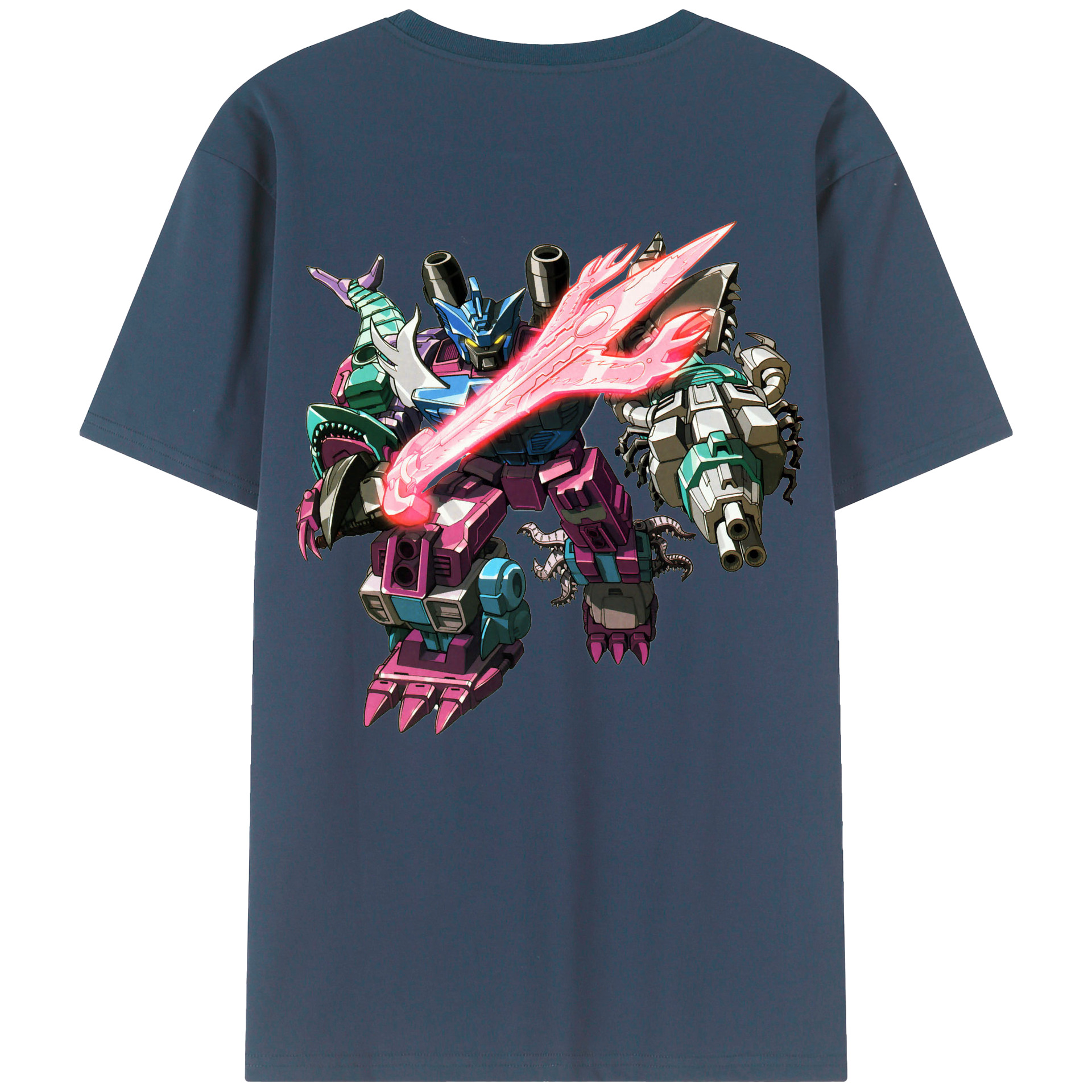 （画像用）  綿100％ メンズ半袖Tシャツ（バックプリント） 通気性