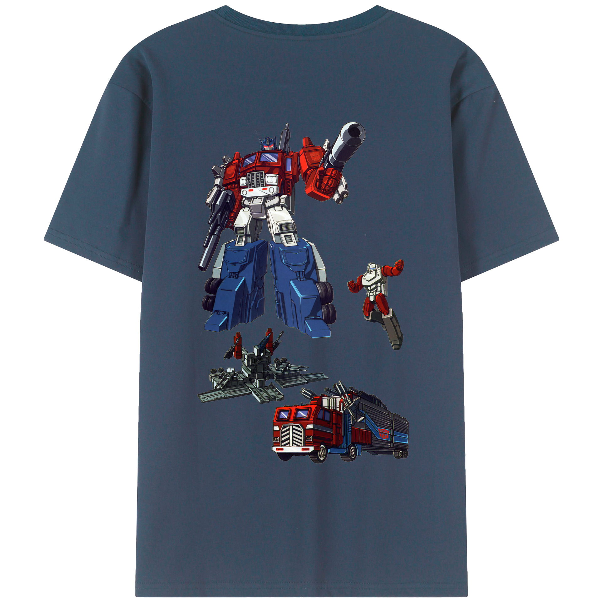 （画像用）  綿100％ メンズ半袖Tシャツ（バックプリント） 通気性