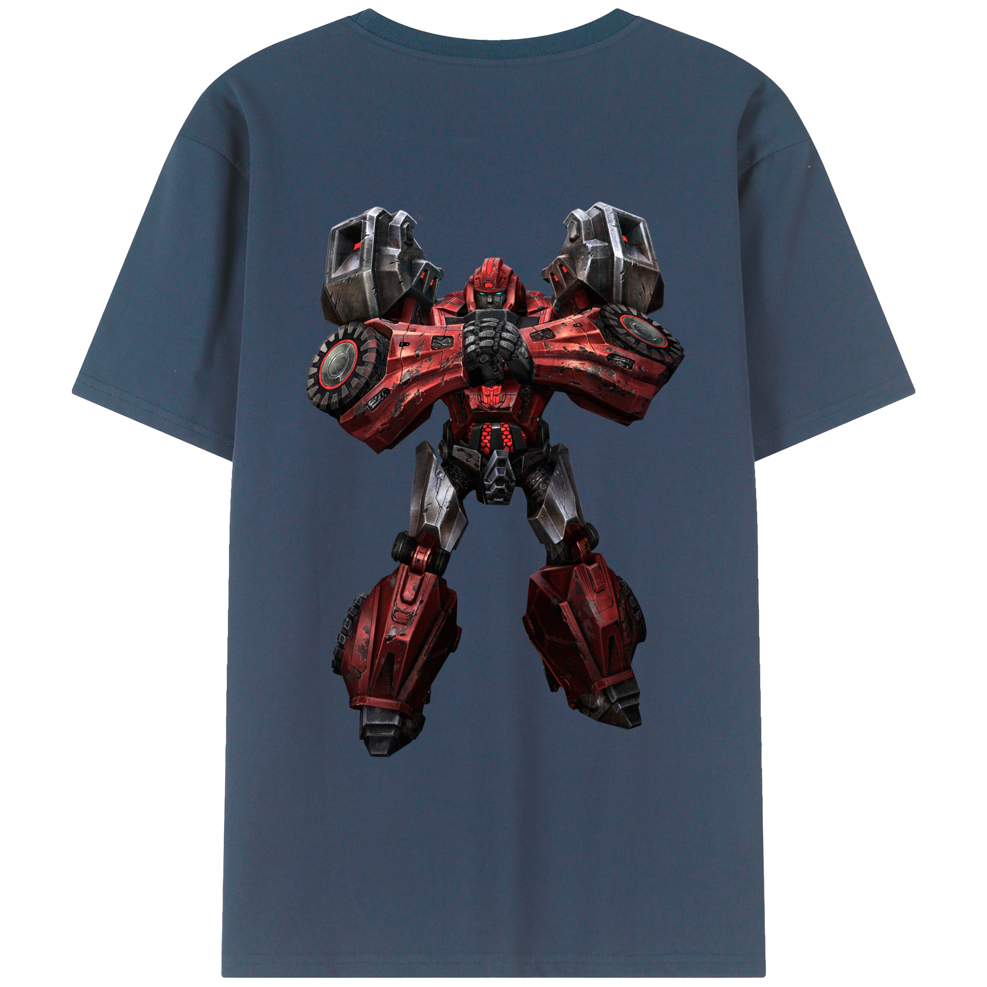 （画像用）  綿100％ メンズ半袖Tシャツ（バックプリント） 通気性