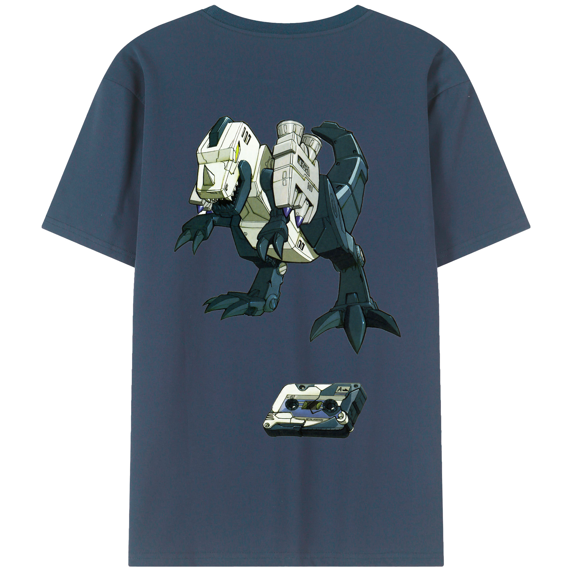 （画像用）  綿100％ メンズ半袖Tシャツ（バックプリント） 通気性