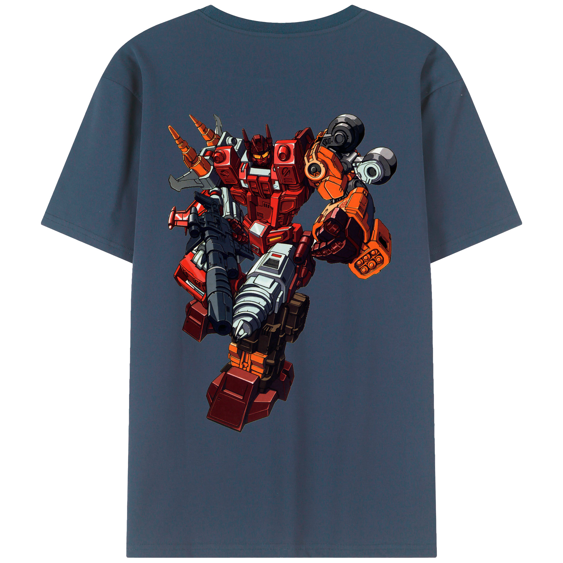 （画像用）  綿100％ メンズ半袖Tシャツ（バックプリント） 通気性