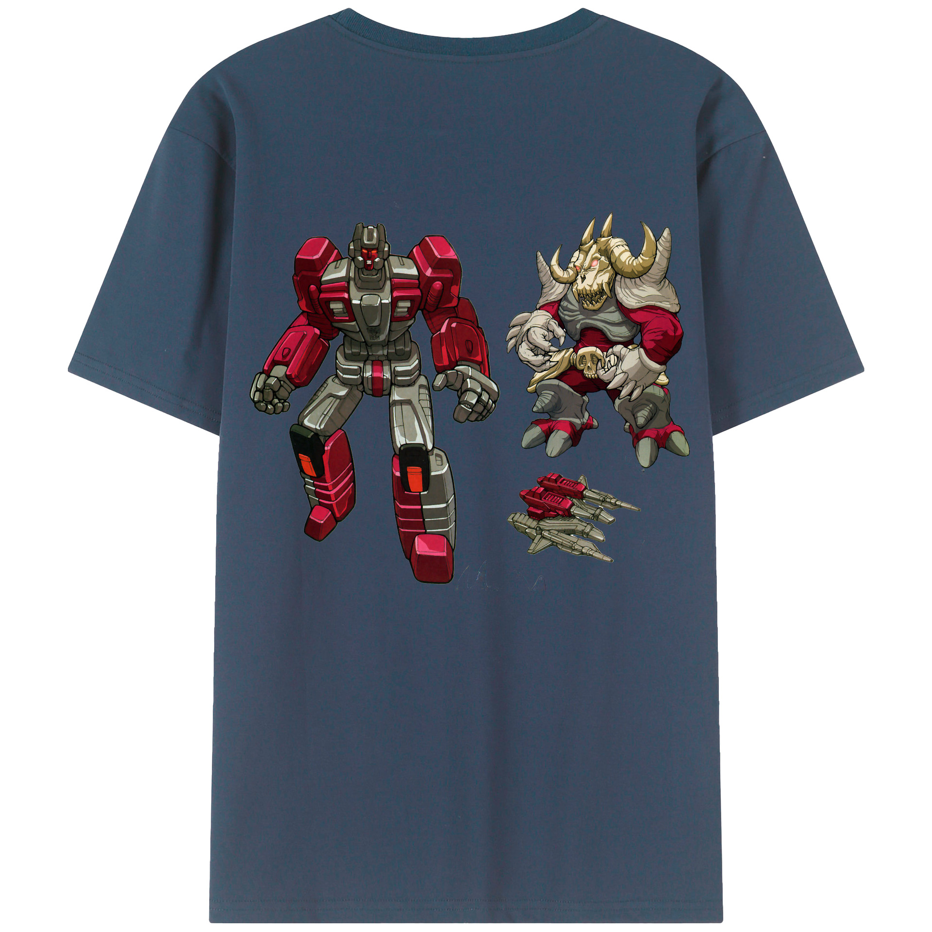 （画像用）  綿100％ メンズ半袖Tシャツ（バックプリント） 通気性