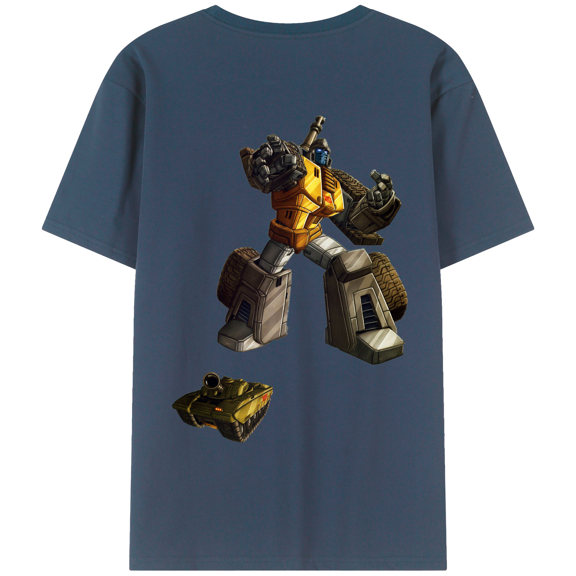 （画像用）  綿100％ メンズ半袖Tシャツ（バックプリント） 通気性