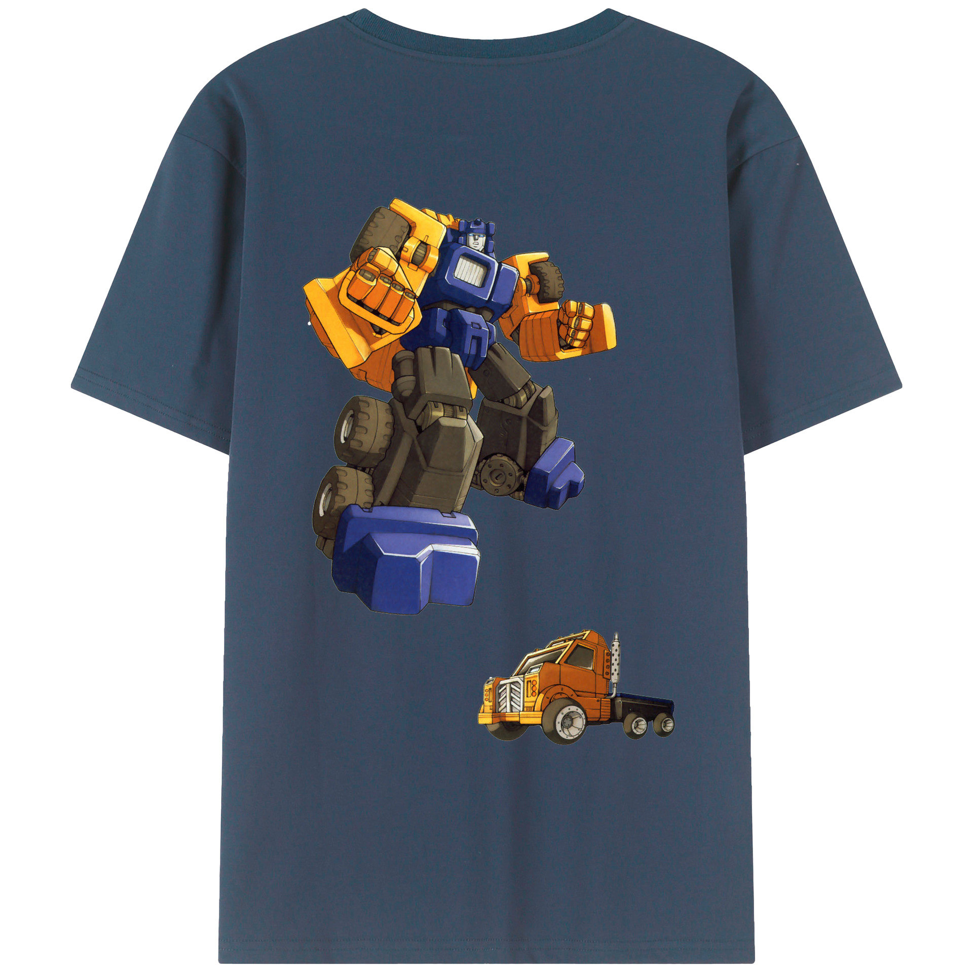 （画像用）  綿100％ メンズ半袖Tシャツ（バックプリント） 通気性