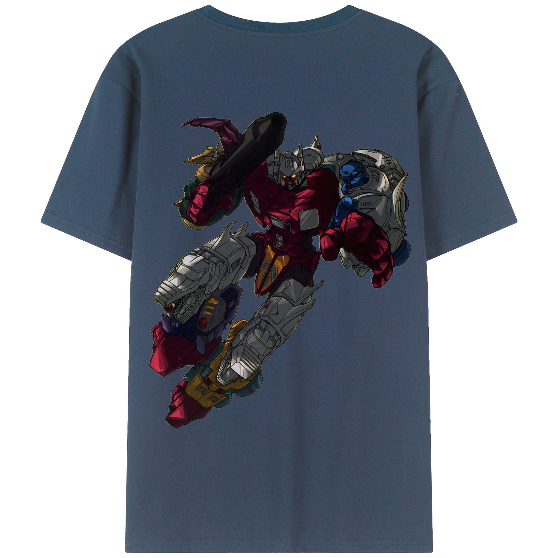 （画像用）  綿100％ メンズ半袖Tシャツ（バックプリント） 通気性