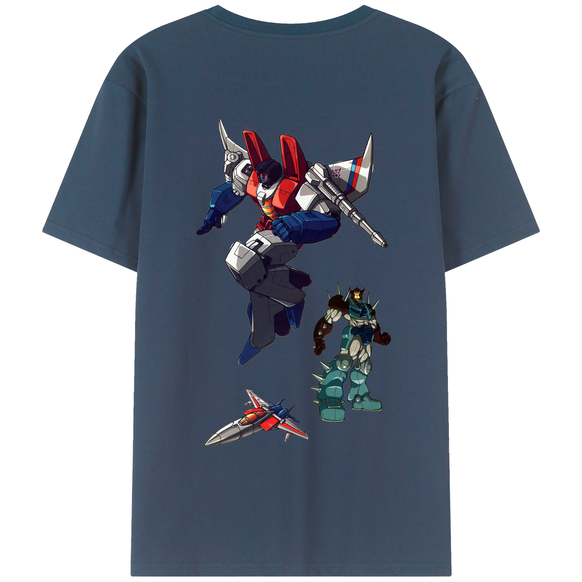 （画像用）  綿100％ メンズ半袖Tシャツ（バックプリント） 通気性