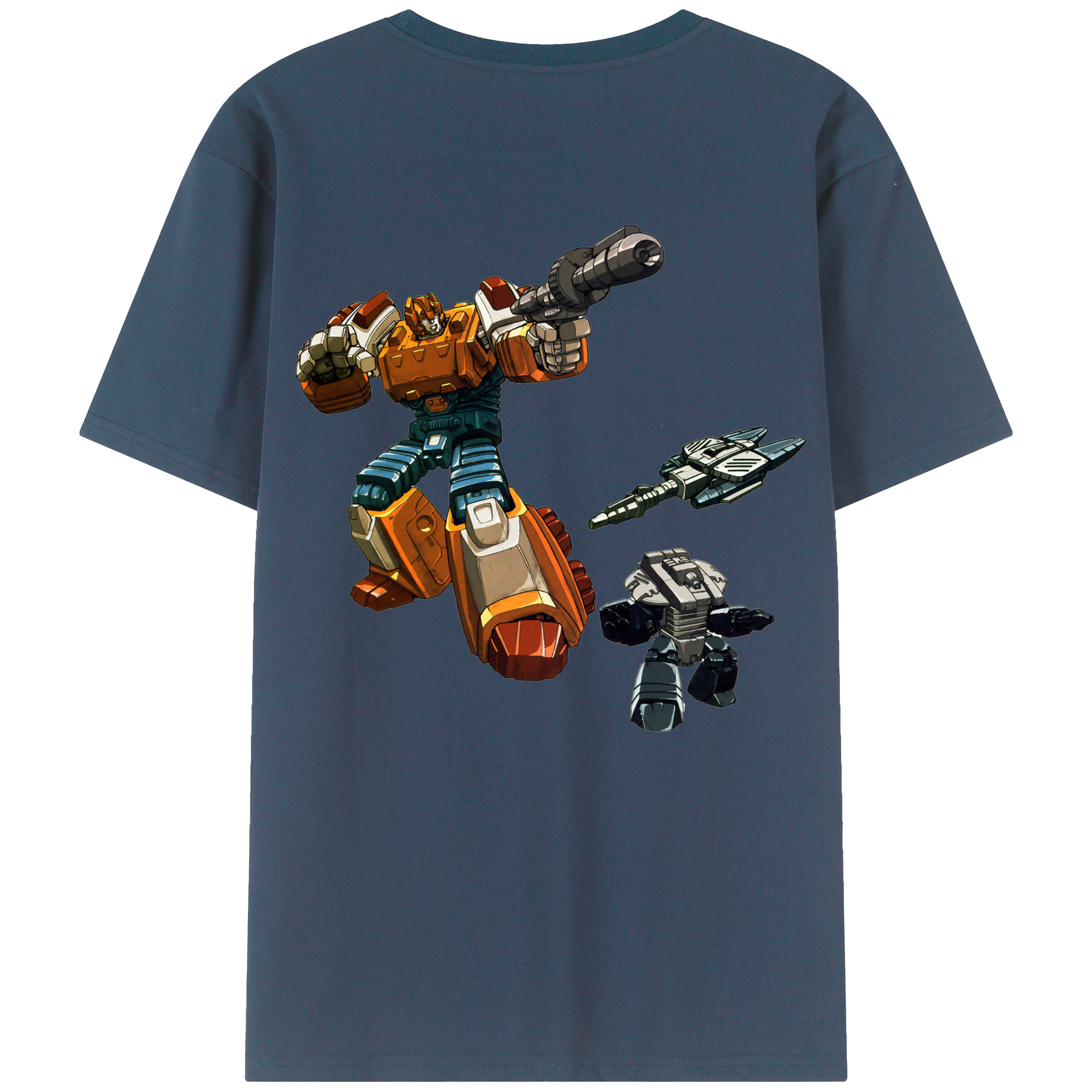 （画像用）  綿100％ メンズ半袖Tシャツ（バックプリント） 通気性