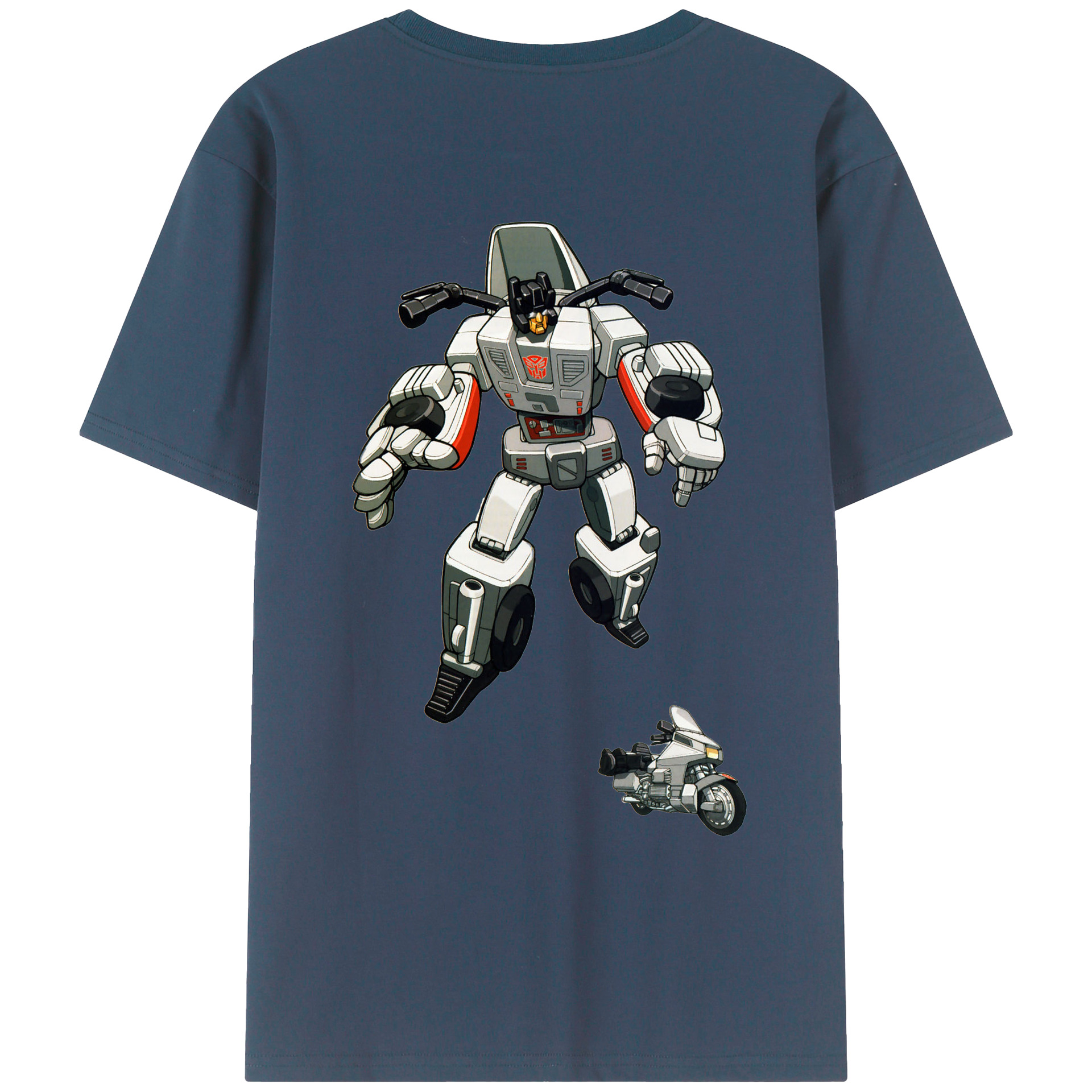 （画像用）  綿100％ メンズ半袖Tシャツ（バックプリント） 通気性