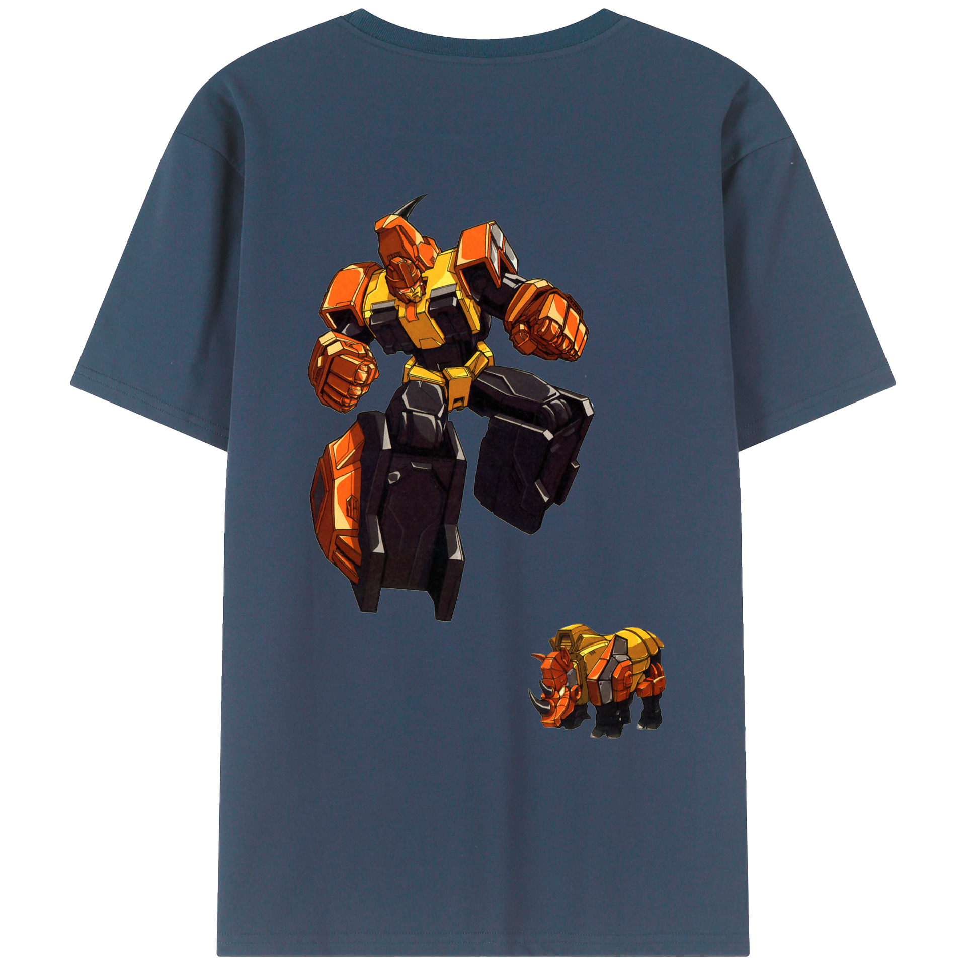 （画像用）  綿100％ メンズ半袖Tシャツ（バックプリント） 通気性