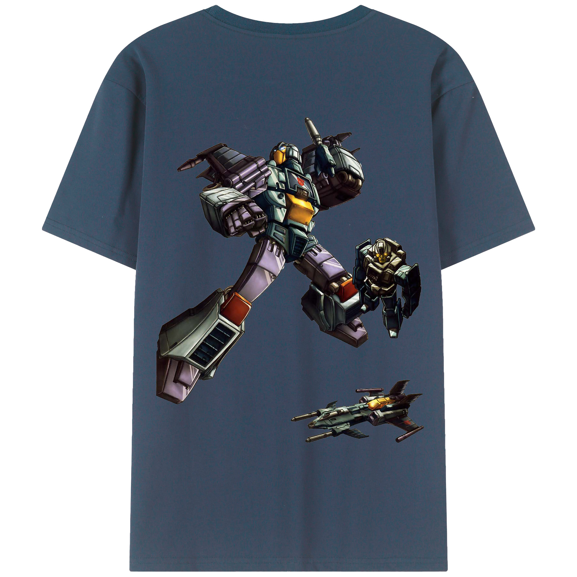 （画像用）  綿100％ メンズ半袖Tシャツ（バックプリント） 通気性