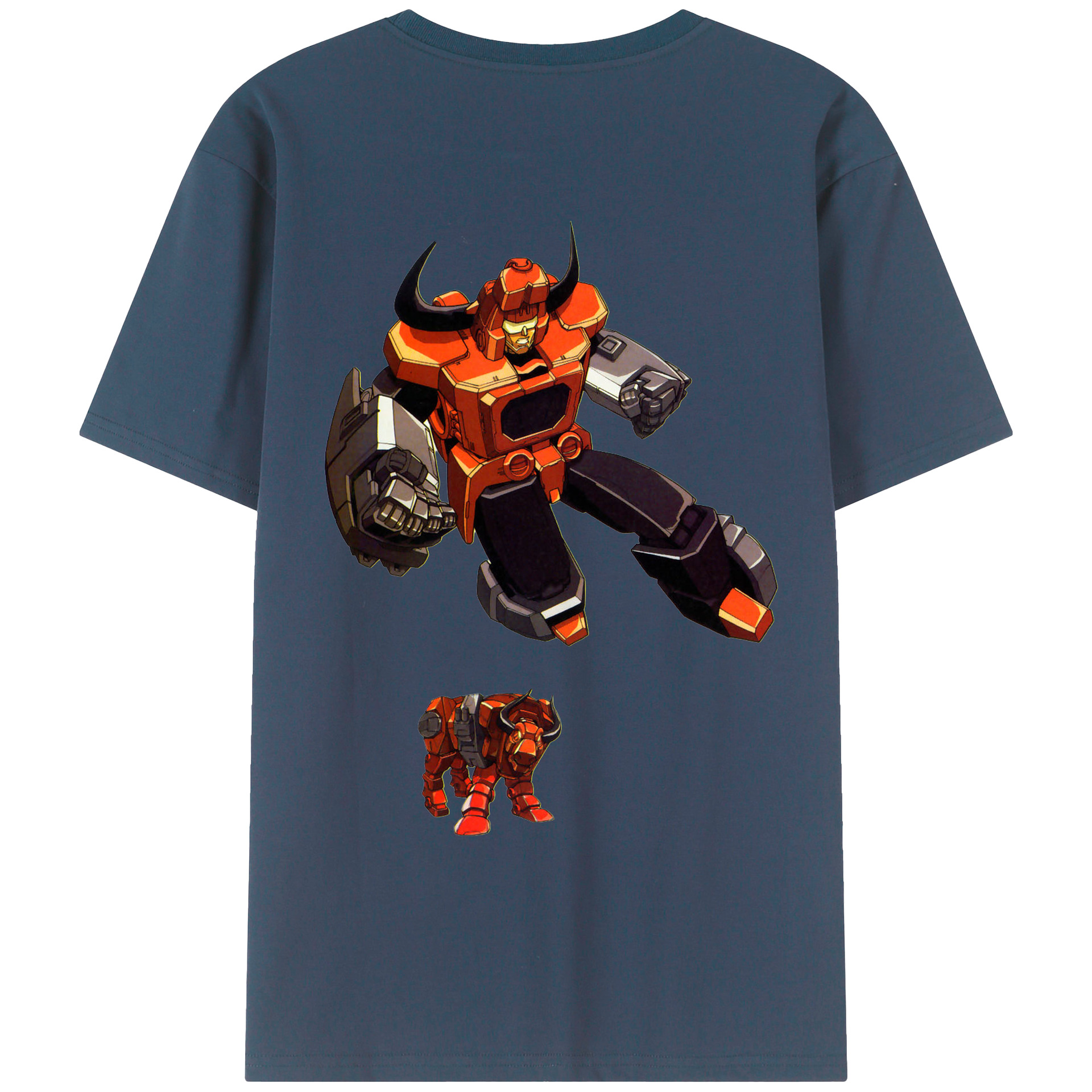 （画像用）  綿100％ メンズ半袖Tシャツ（バックプリント） 通気性