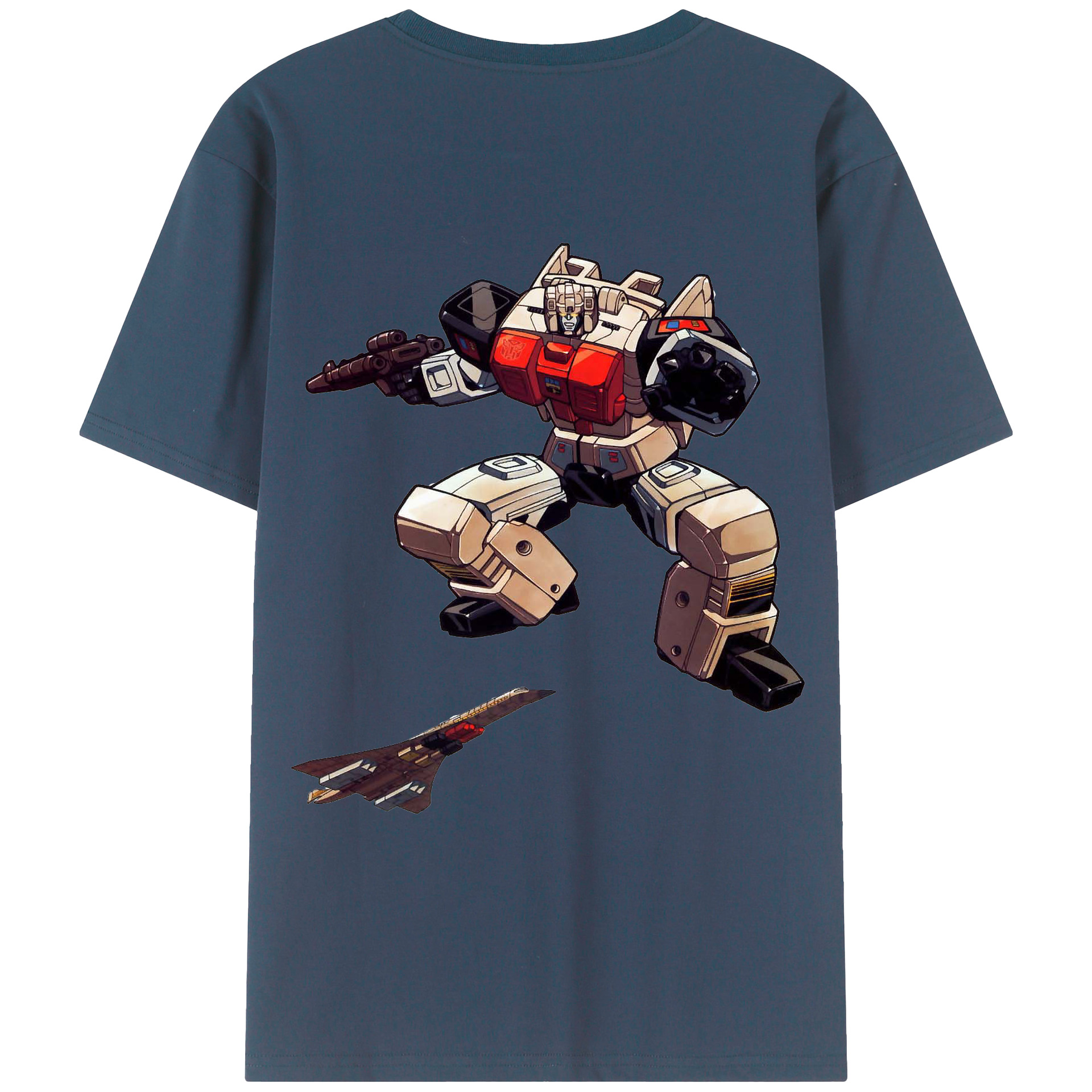 （画像用）  綿100％ メンズ半袖Tシャツ（バックプリント） 通気性