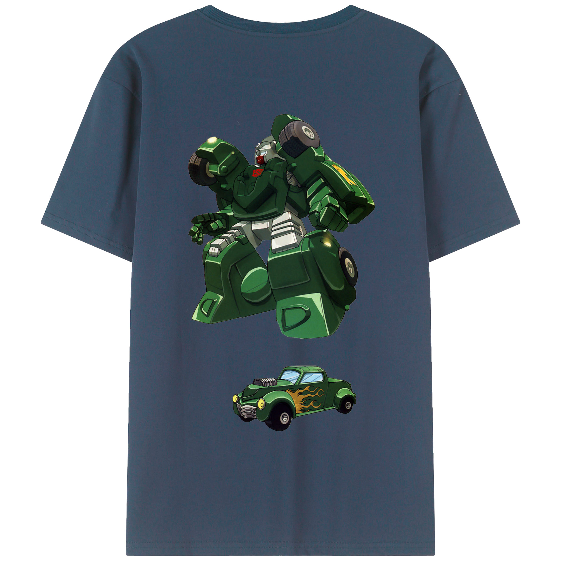 （画像用）  綿100％ メンズ半袖Tシャツ（バックプリント） 通気性