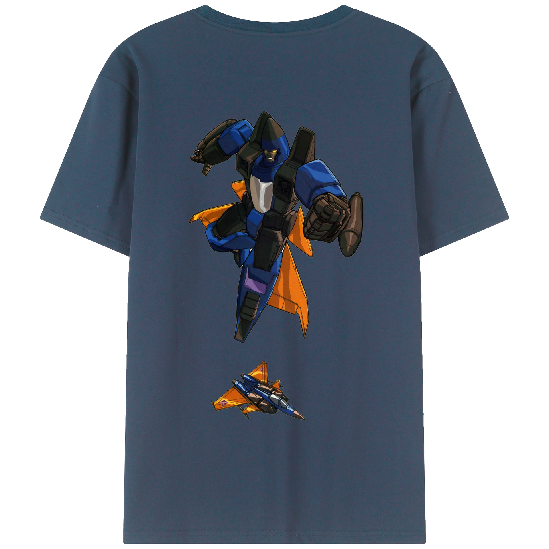 （画像用）  綿100％ メンズ半袖Tシャツ（バックプリント） 通気性