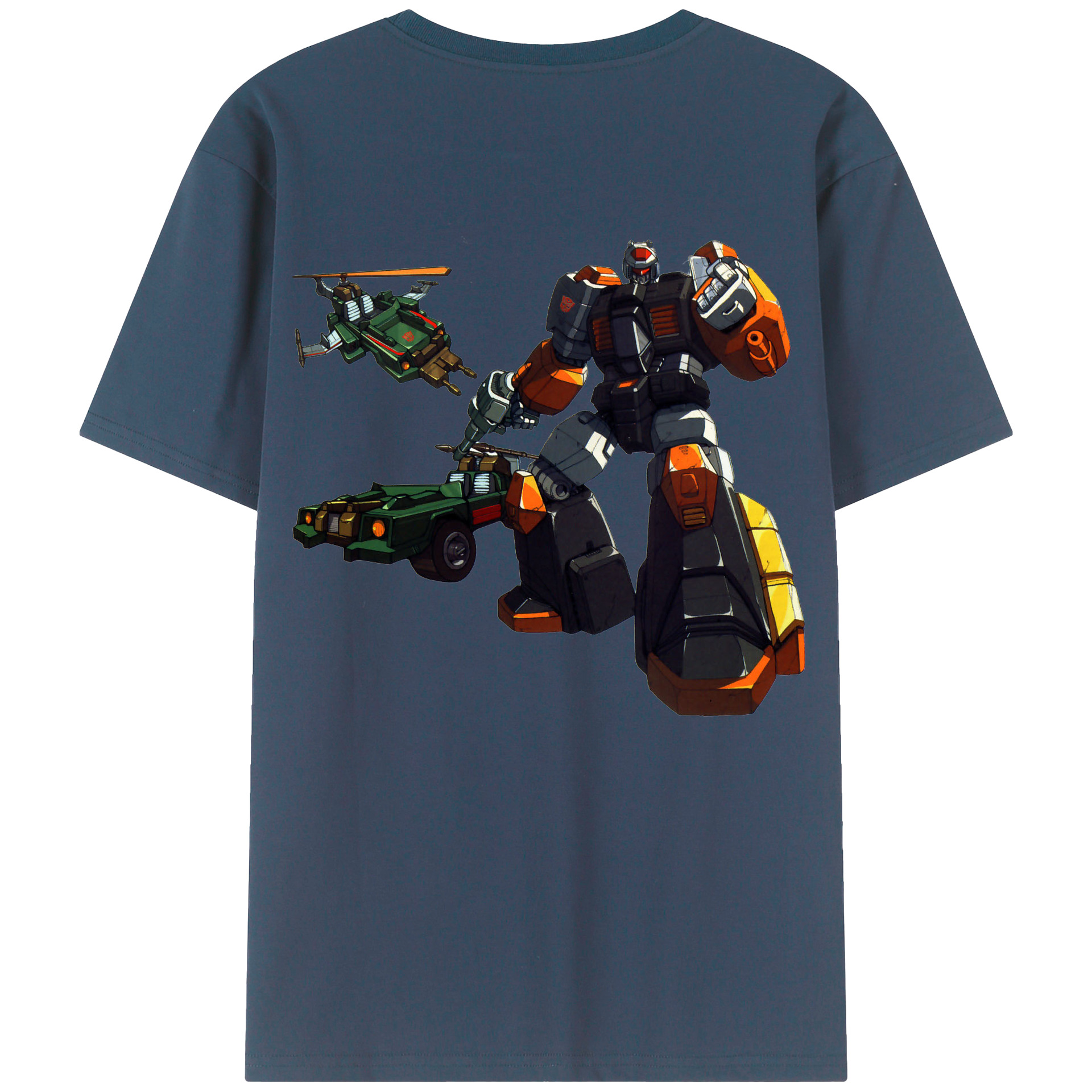 （画像用）  綿100％ メンズ半袖Tシャツ（バックプリント） 通気性