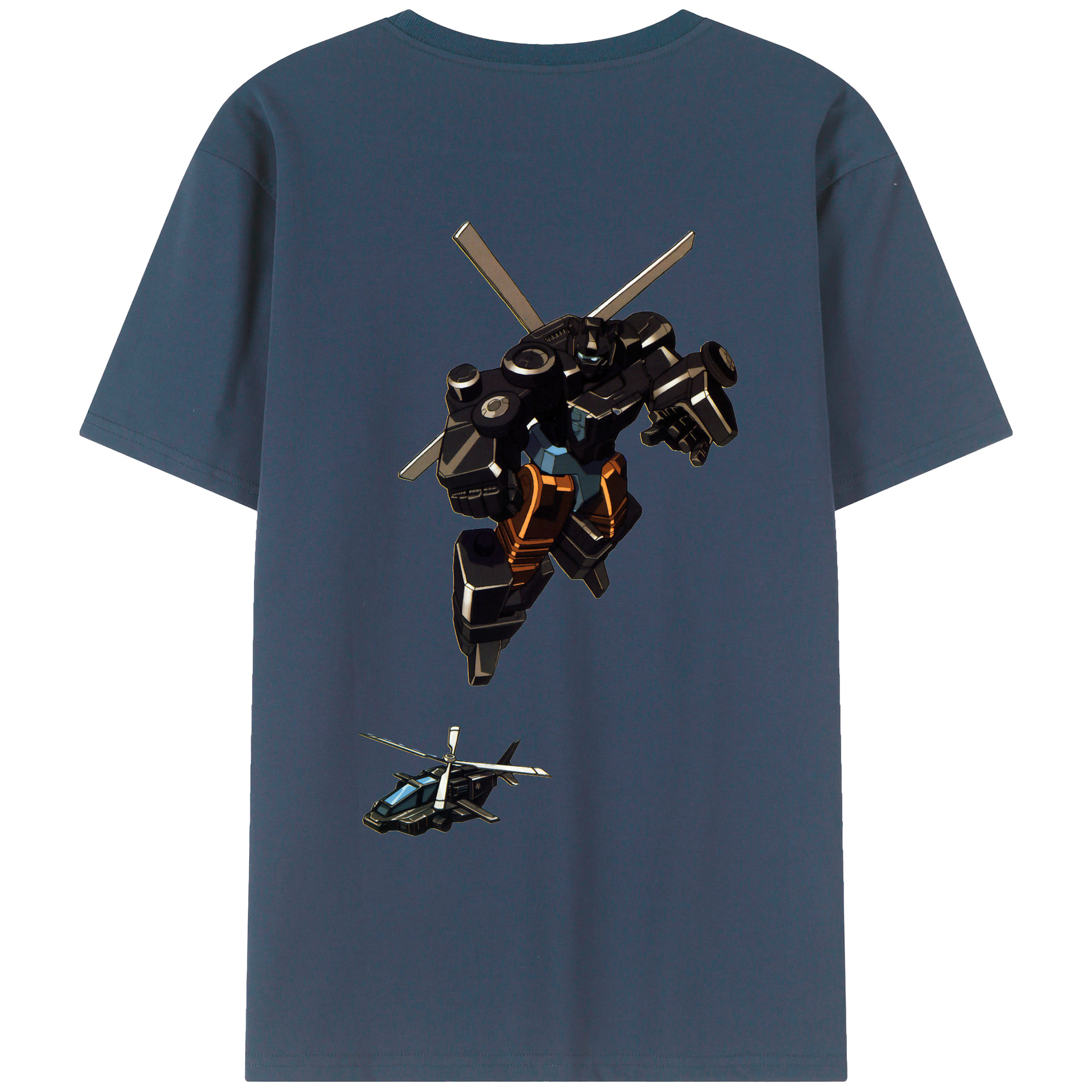 （画像用）  綿100％ メンズ半袖Tシャツ（バックプリント） 通気性