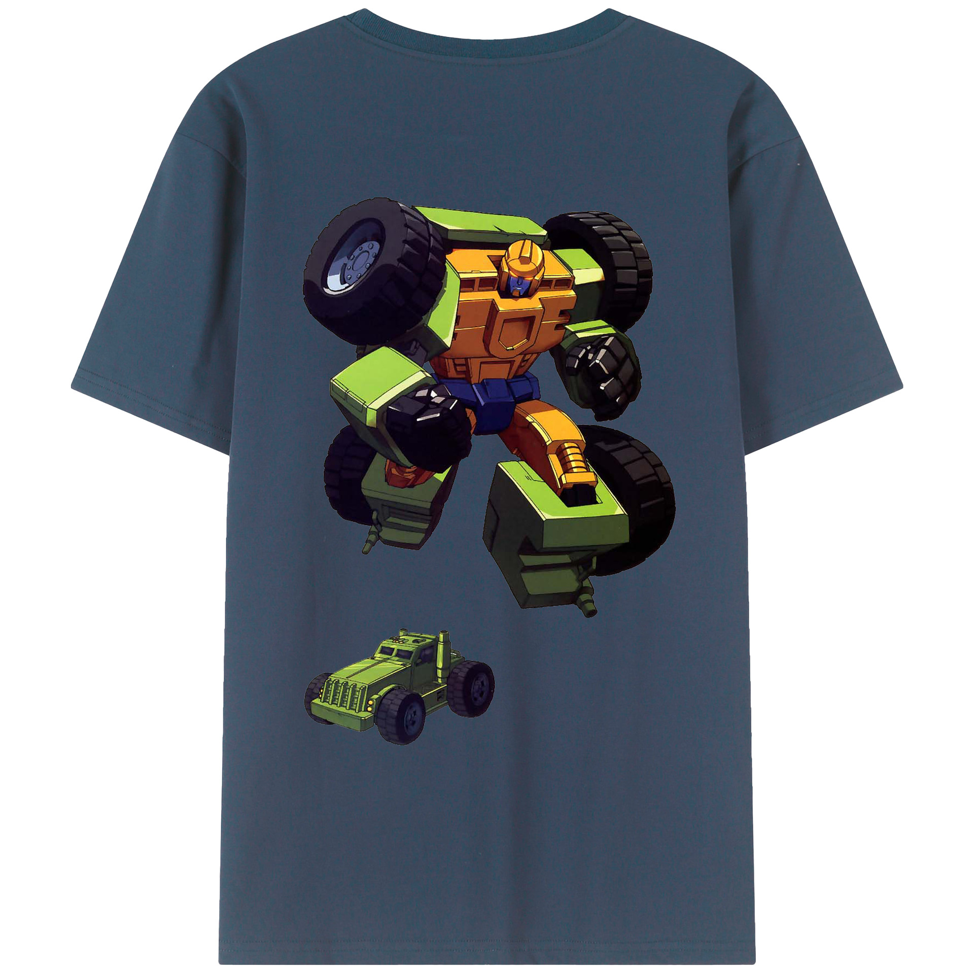 （画像用）  綿100％ メンズ半袖Tシャツ（バックプリント） 通気性