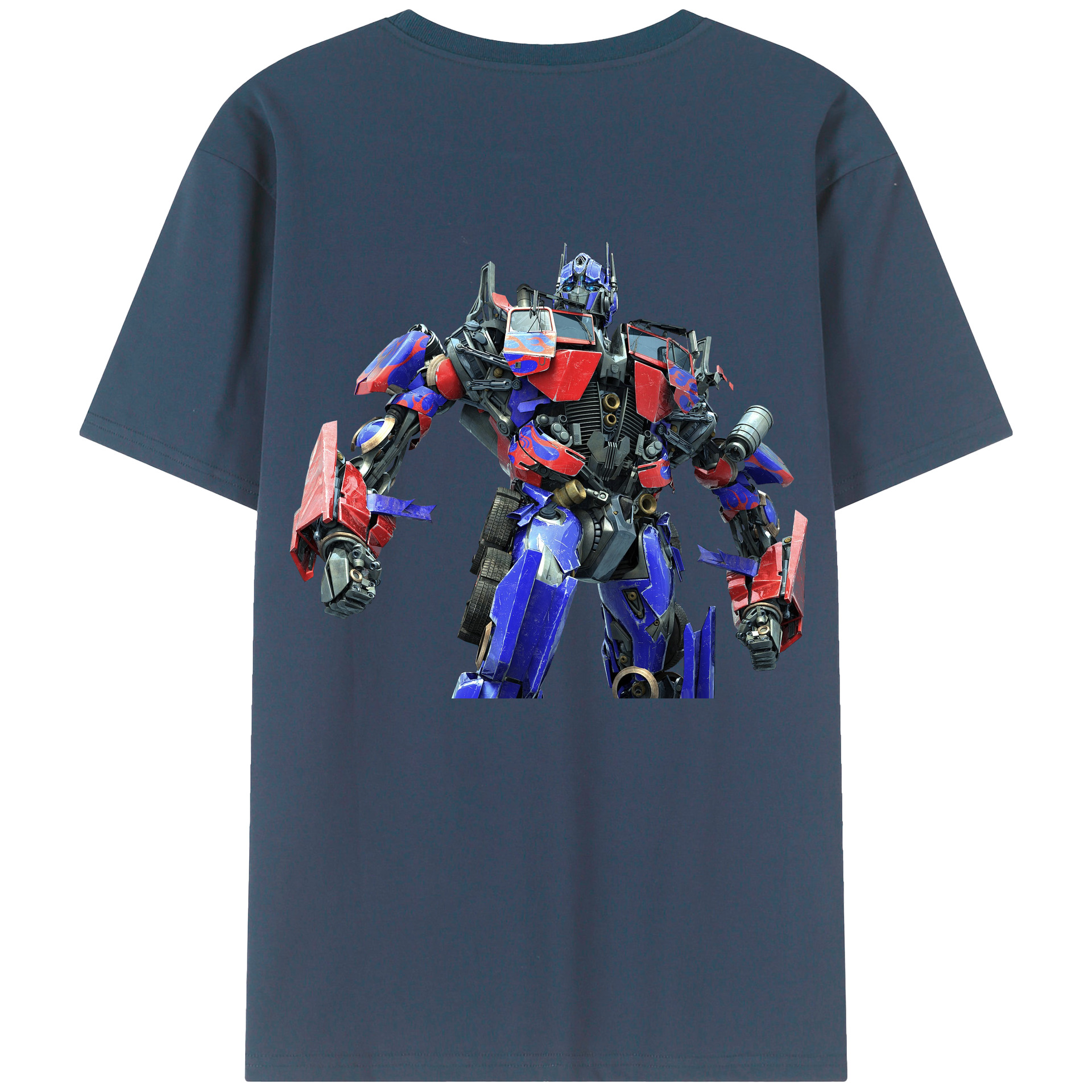 （画像用）  綿100％ メンズ半袖Tシャツ（バックプリント） 通気性