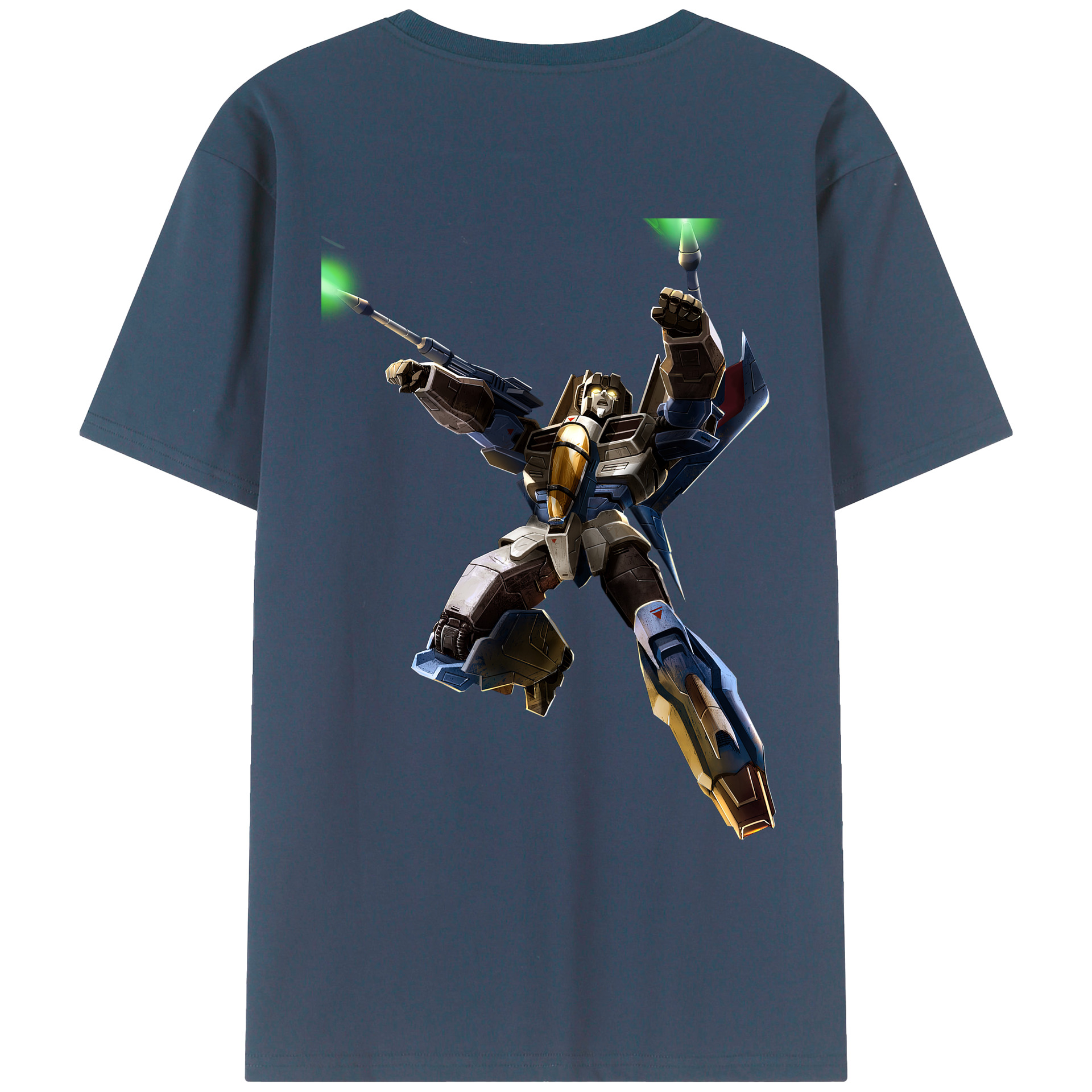 （画像用）  綿100％ メンズ半袖Tシャツ（バックプリント） 通気性