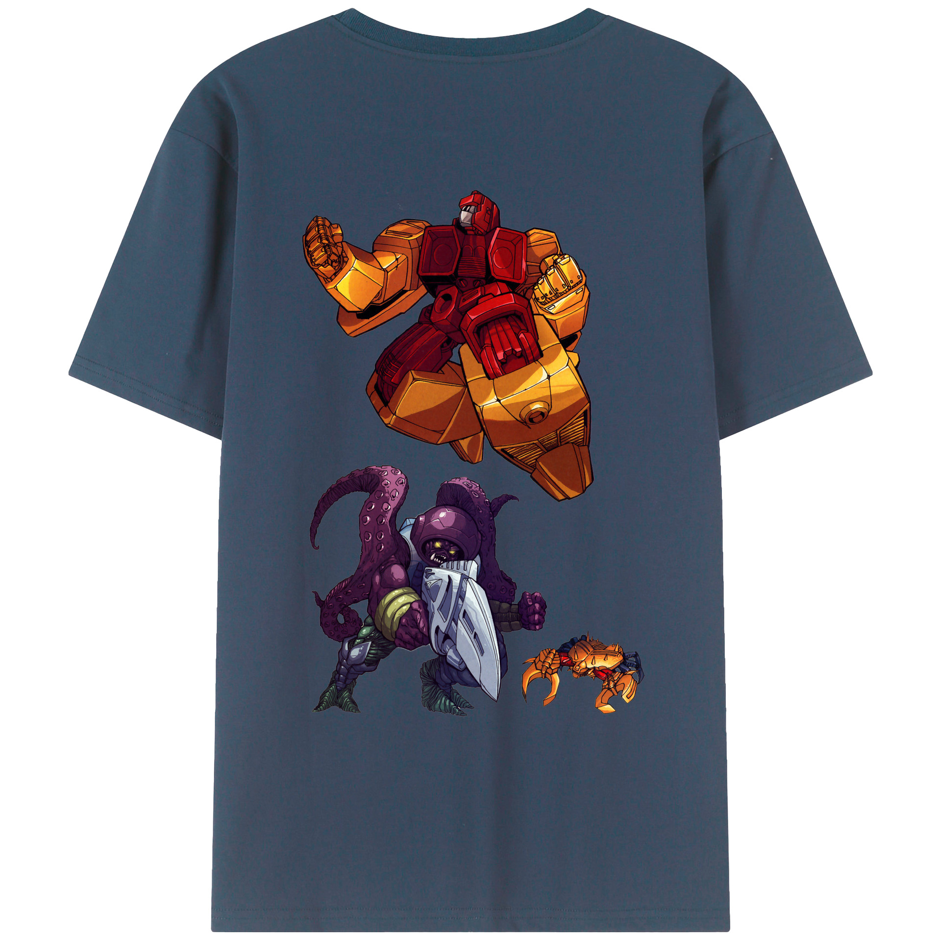 （画像用）  綿100％ メンズ半袖Tシャツ（バックプリント） 通気性