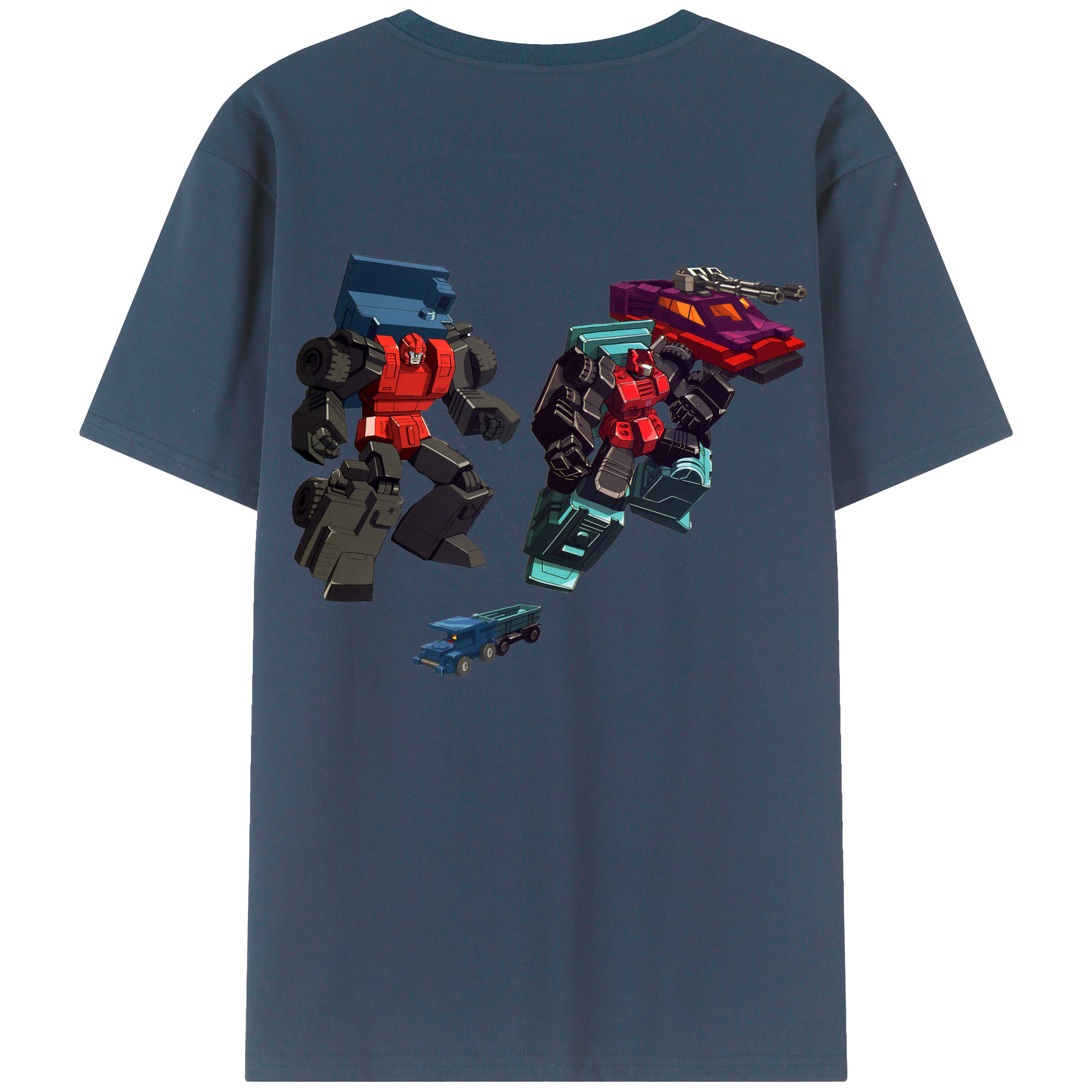 （画像用）  綿100％ メンズ半袖Tシャツ（バックプリント） 通気性