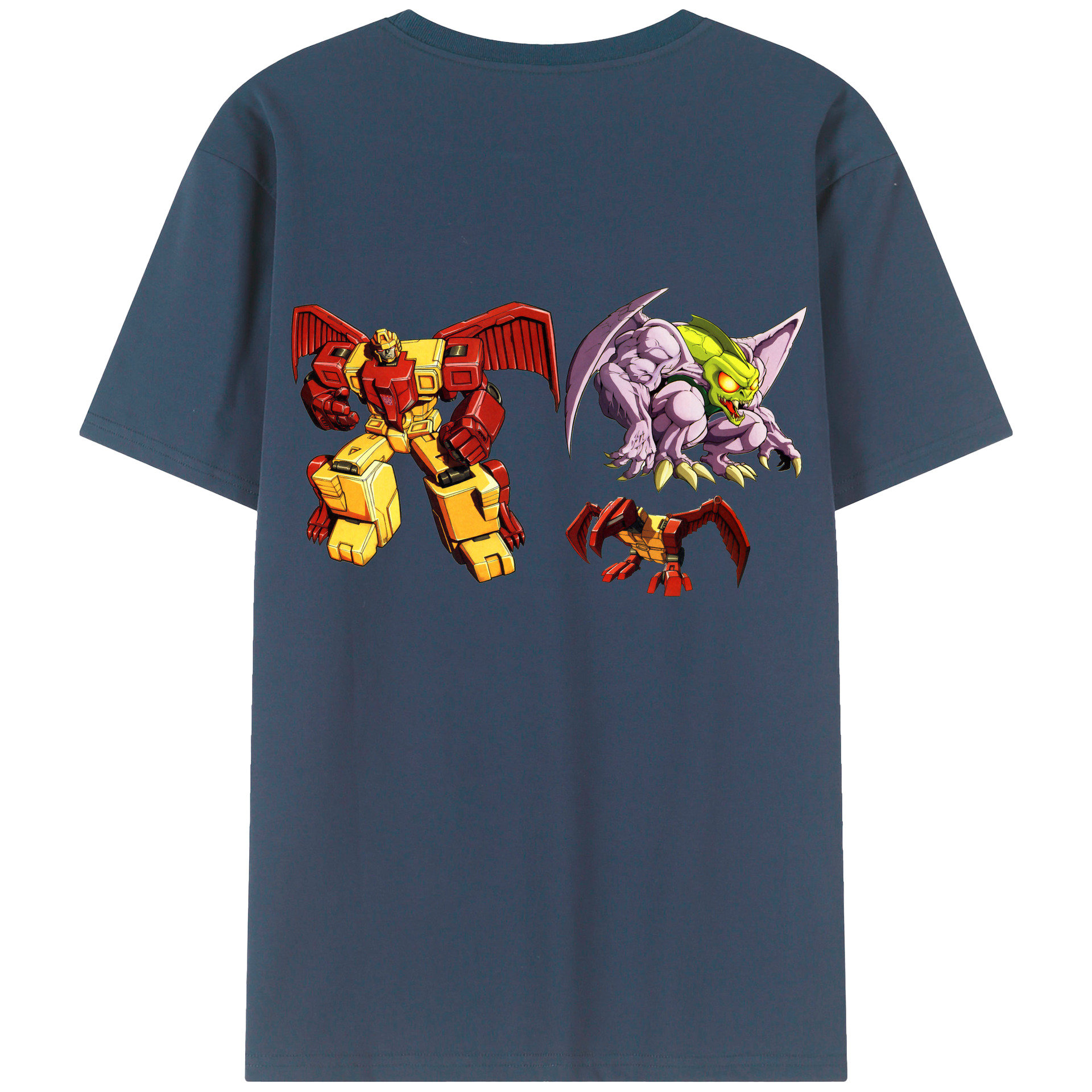（画像用）  綿100％ メンズ半袖Tシャツ（バックプリント） 通気性