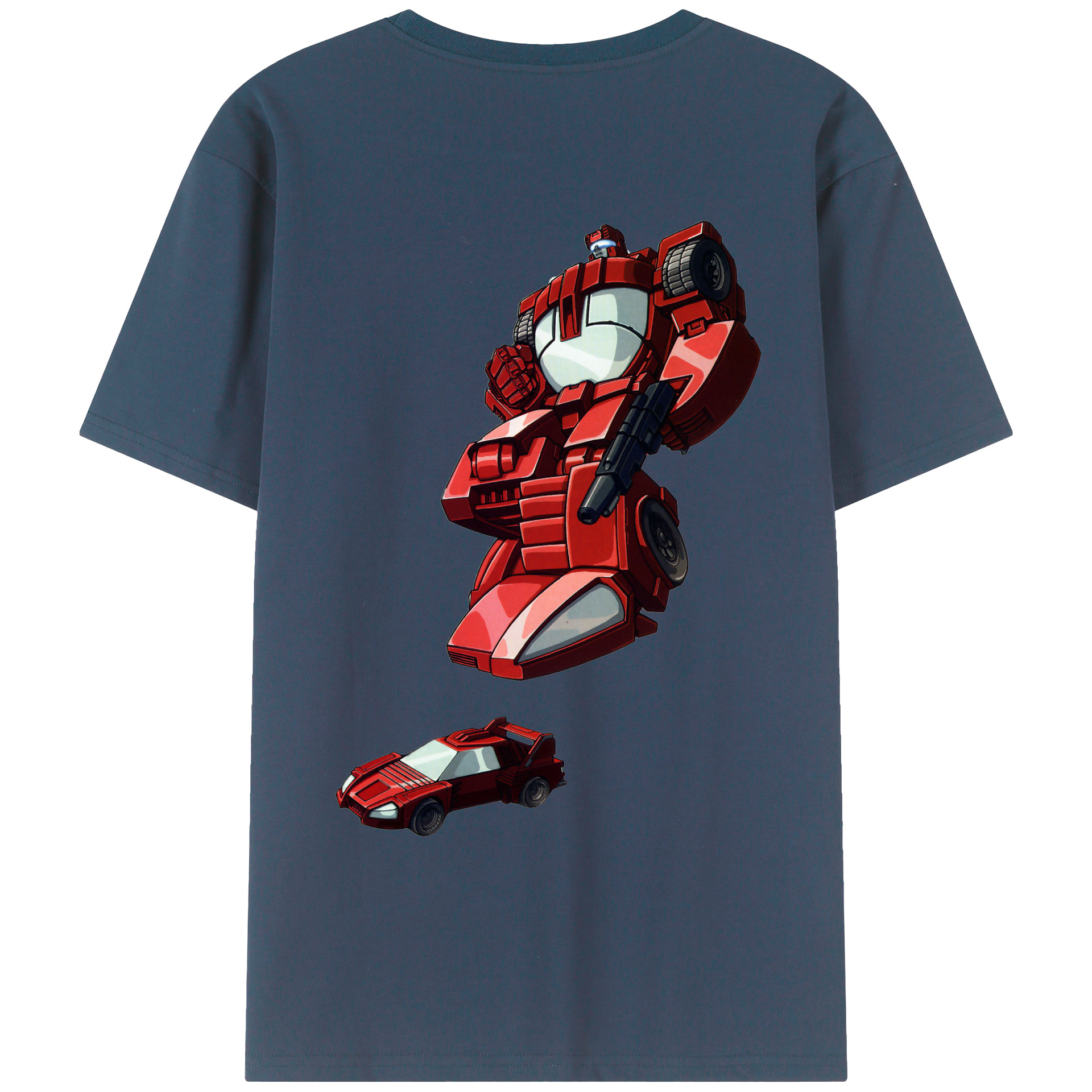 （画像用）  綿100％ メンズ半袖Tシャツ（バックプリント） 通気性
