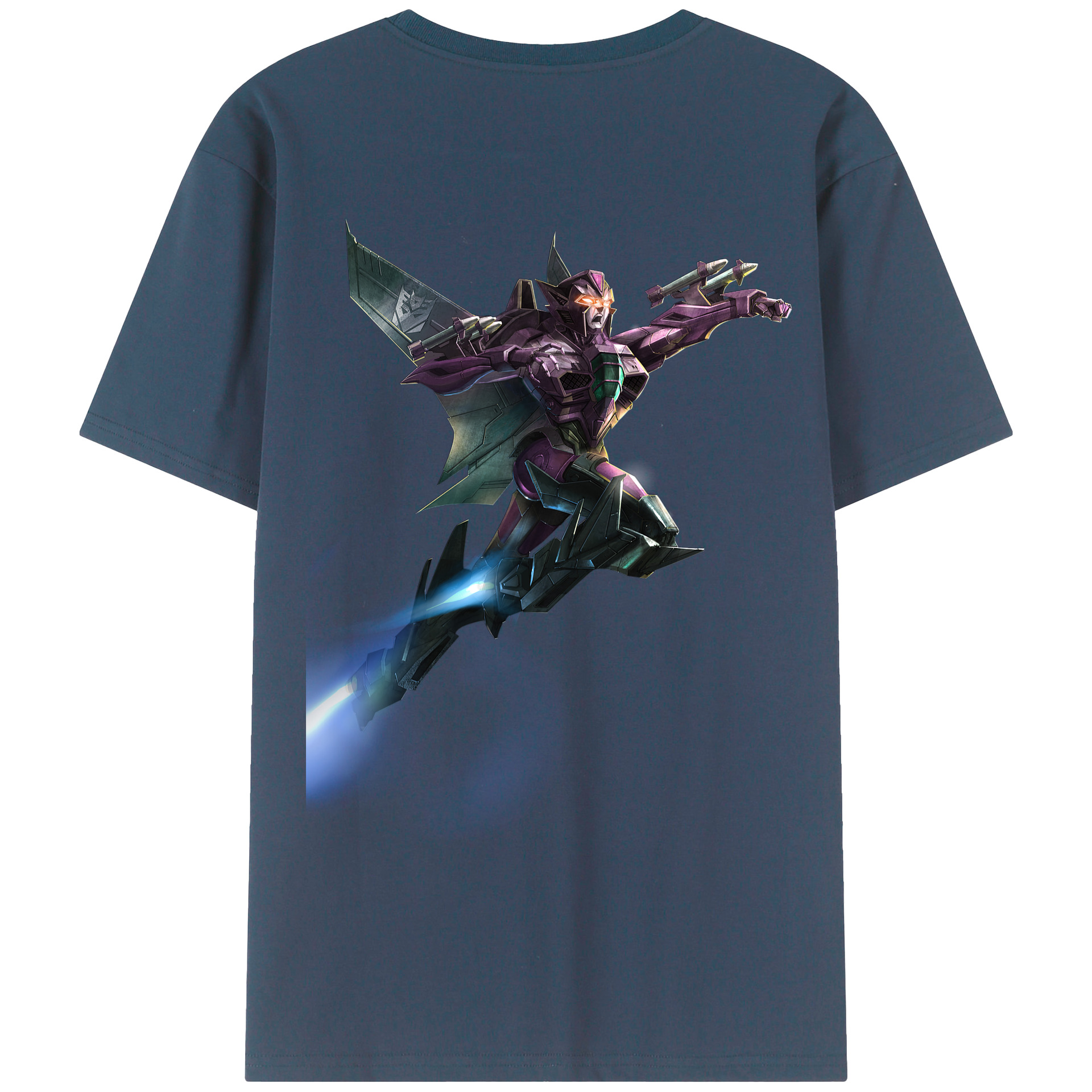 （画像用）  綿100％ メンズ半袖Tシャツ（バックプリント） 通気性