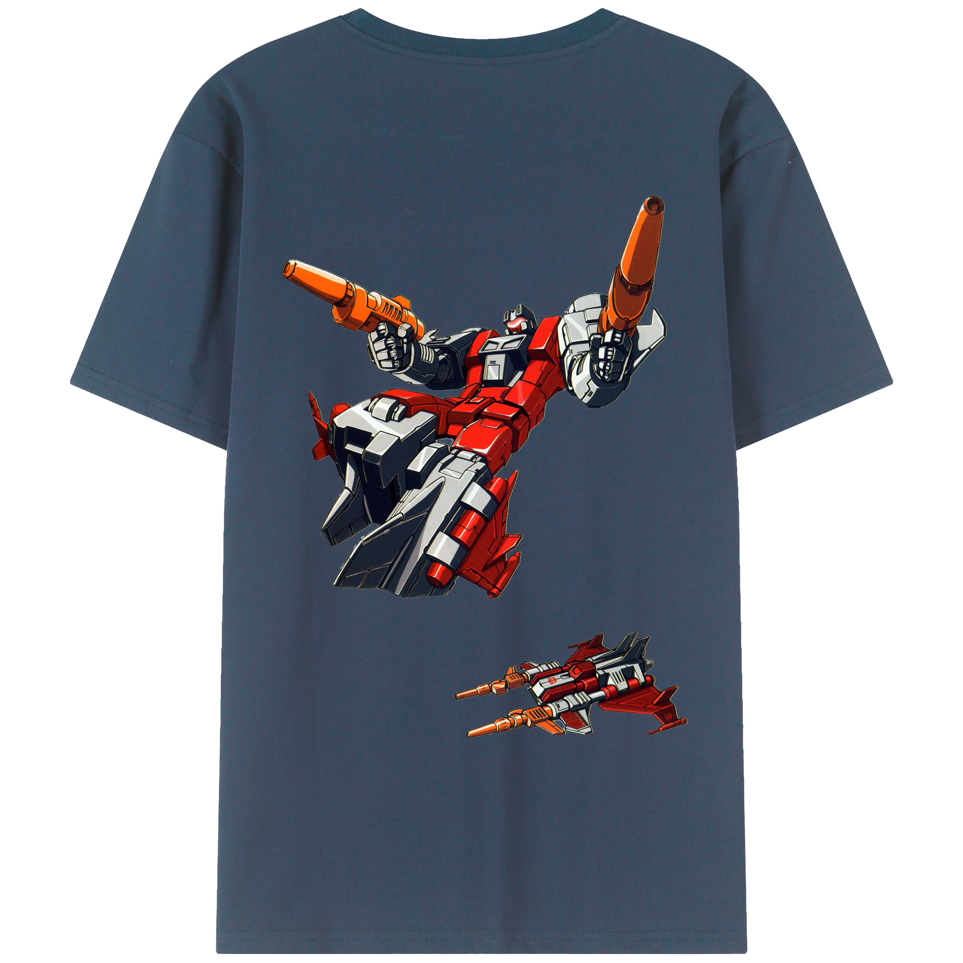 （画像用）  綿100％ メンズ半袖Tシャツ（バックプリント） 通気性