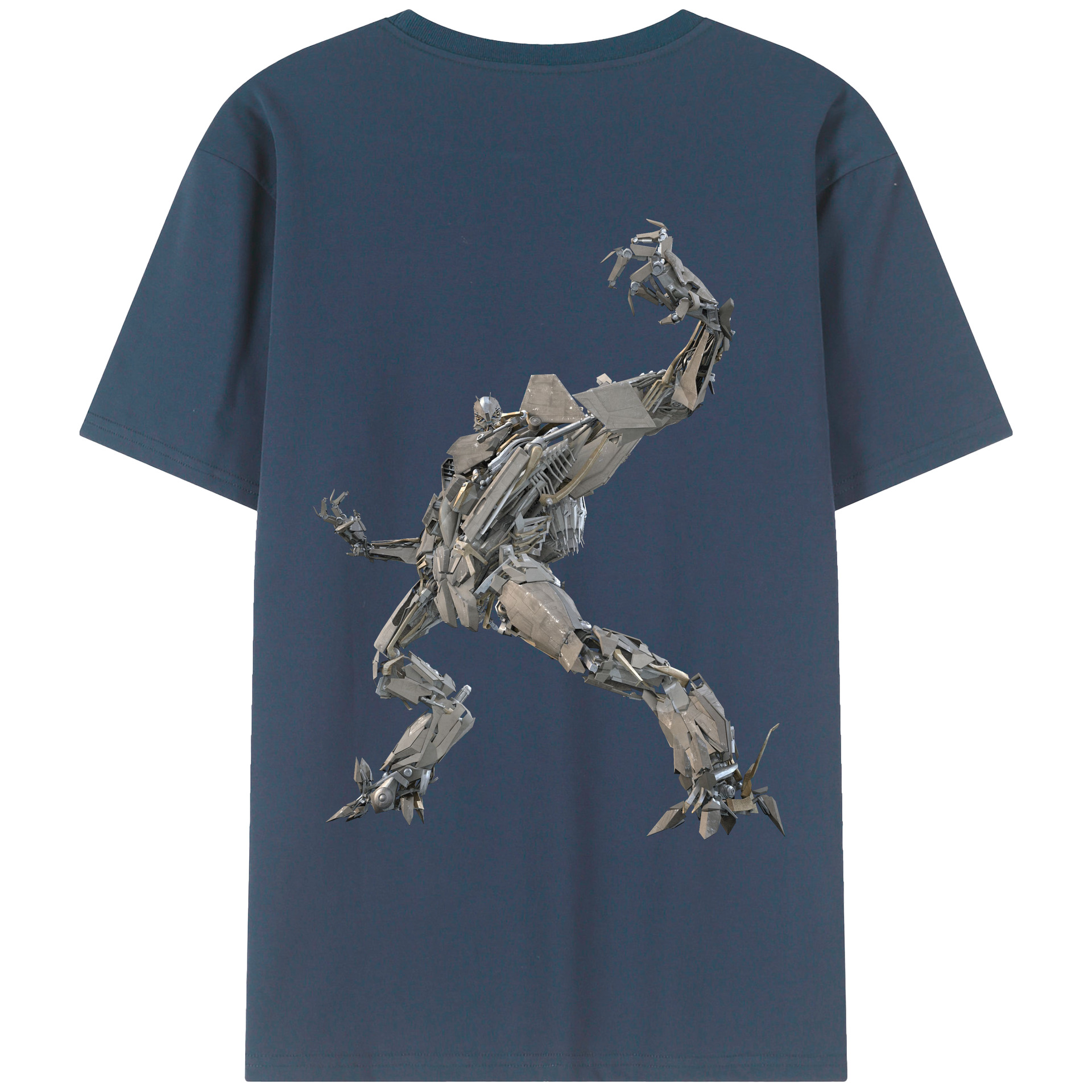 （画像用）  綿100％ メンズ半袖Tシャツ（バックプリント） 通気性