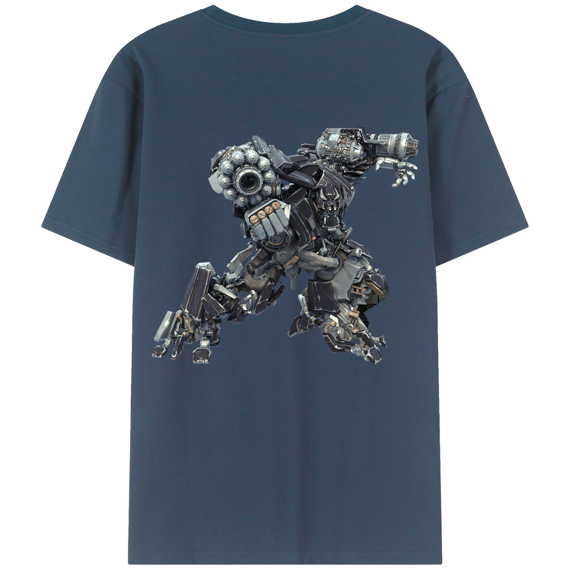 （画像用）  綿100％ メンズ半袖Tシャツ（バックプリント） 通気性
