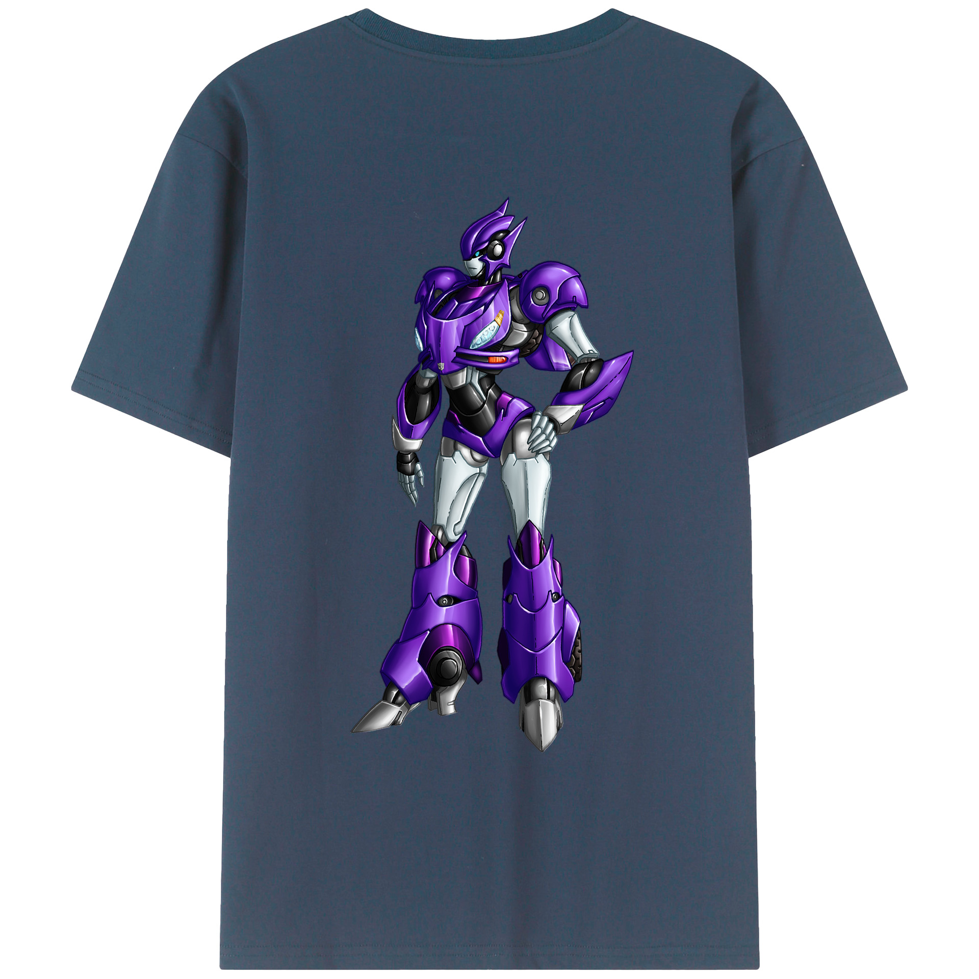 （画像用）  綿100％ メンズ半袖Tシャツ（バックプリント） 通気性