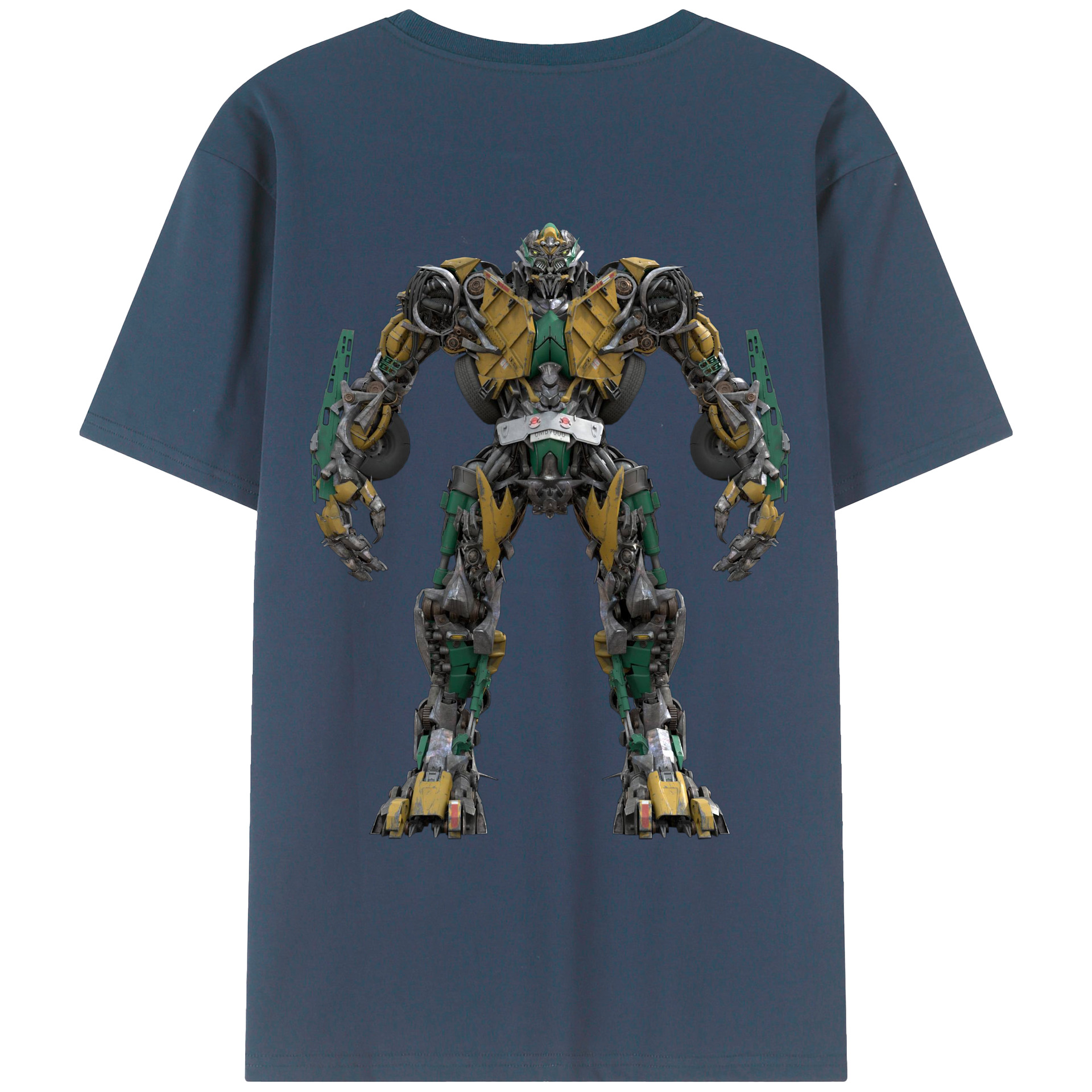 （画像用）  綿100％ メンズ半袖Tシャツ（バックプリント） 通気性