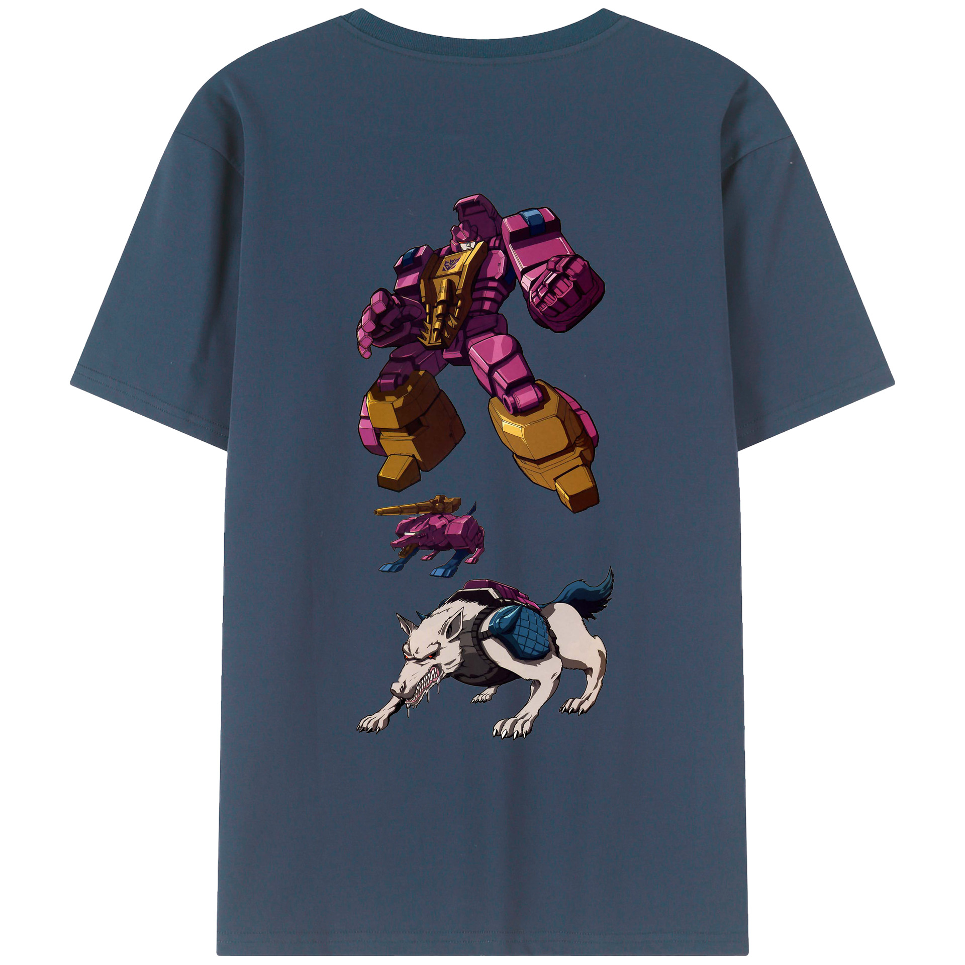 （画像用）  綿100％ メンズ半袖Tシャツ（バックプリント） 通気性
