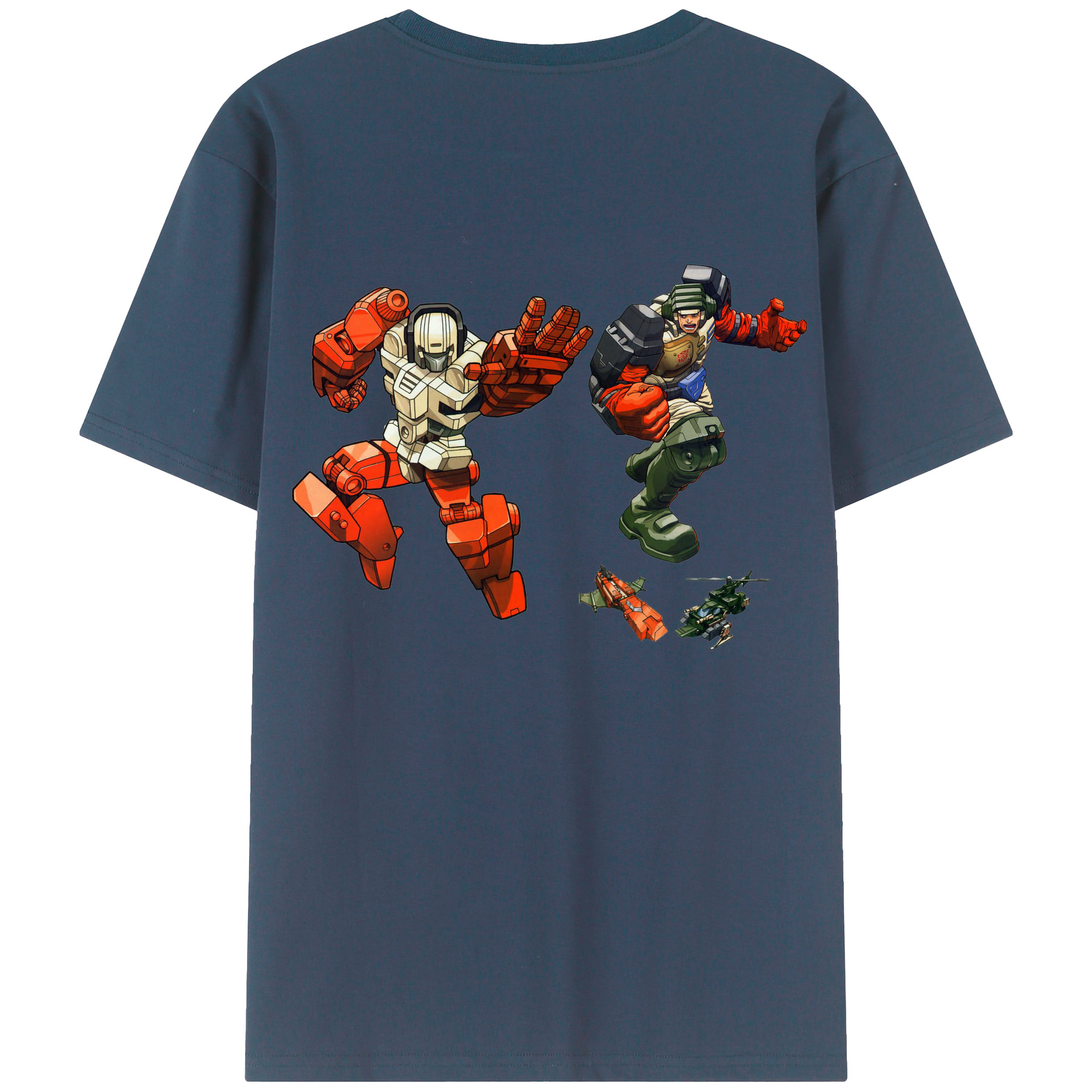（画像用）  綿100％ メンズ半袖Tシャツ（バックプリント） 通気性