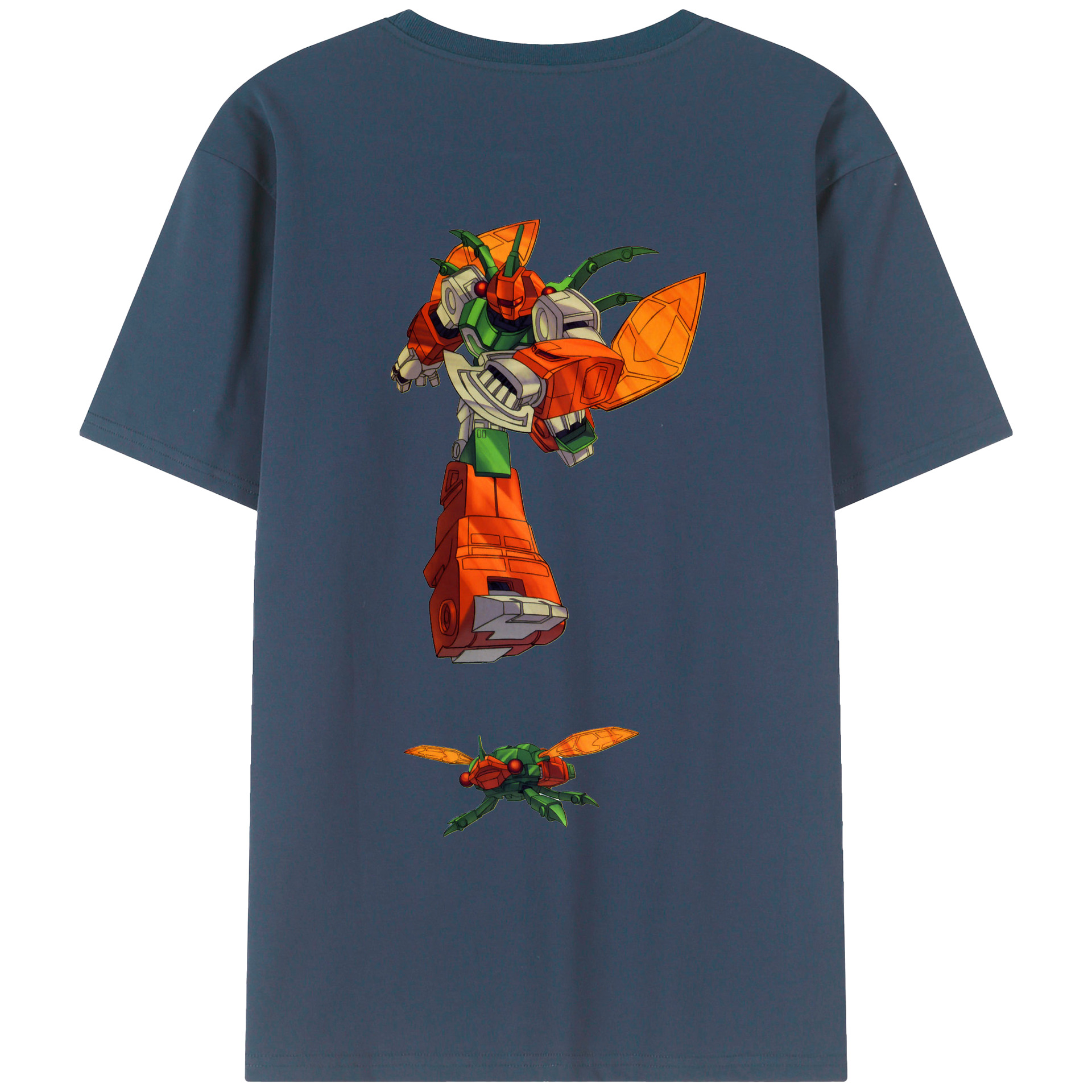 （画像用）  綿100％ メンズ半袖Tシャツ（バックプリント） 通気性