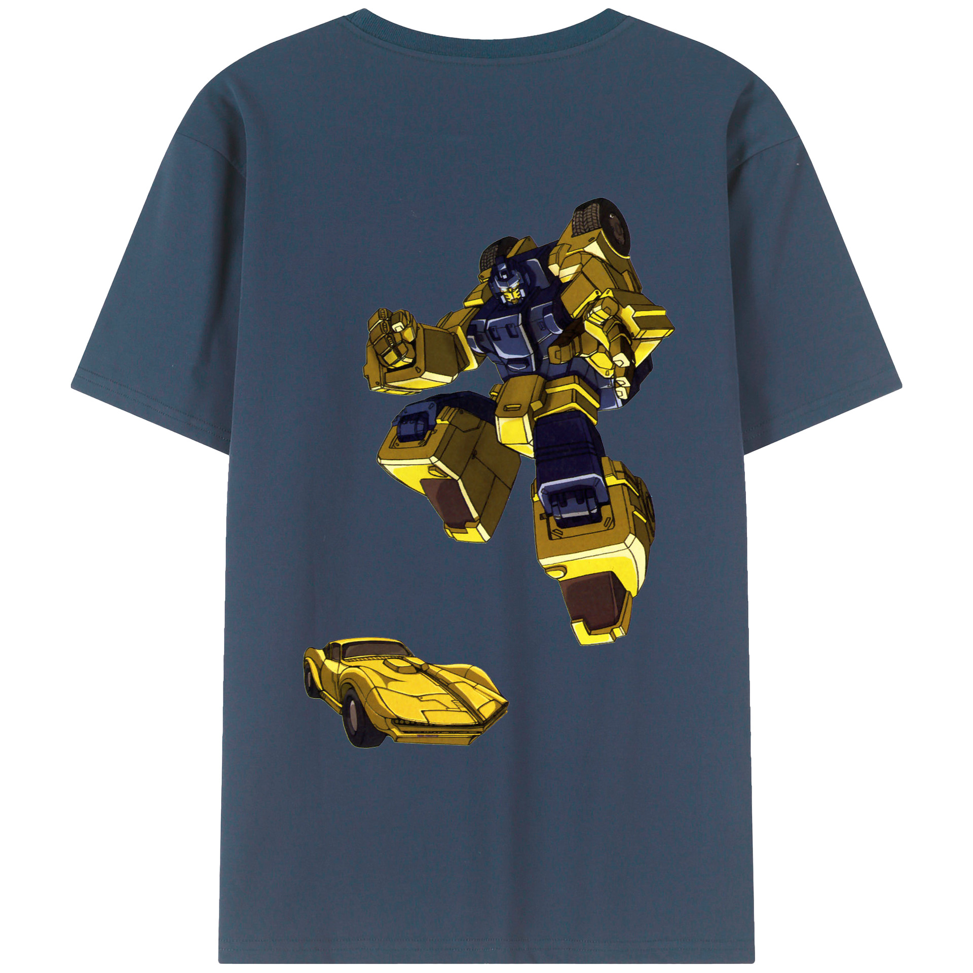 （画像用）  綿100％ メンズ半袖Tシャツ（バックプリント） 通気性