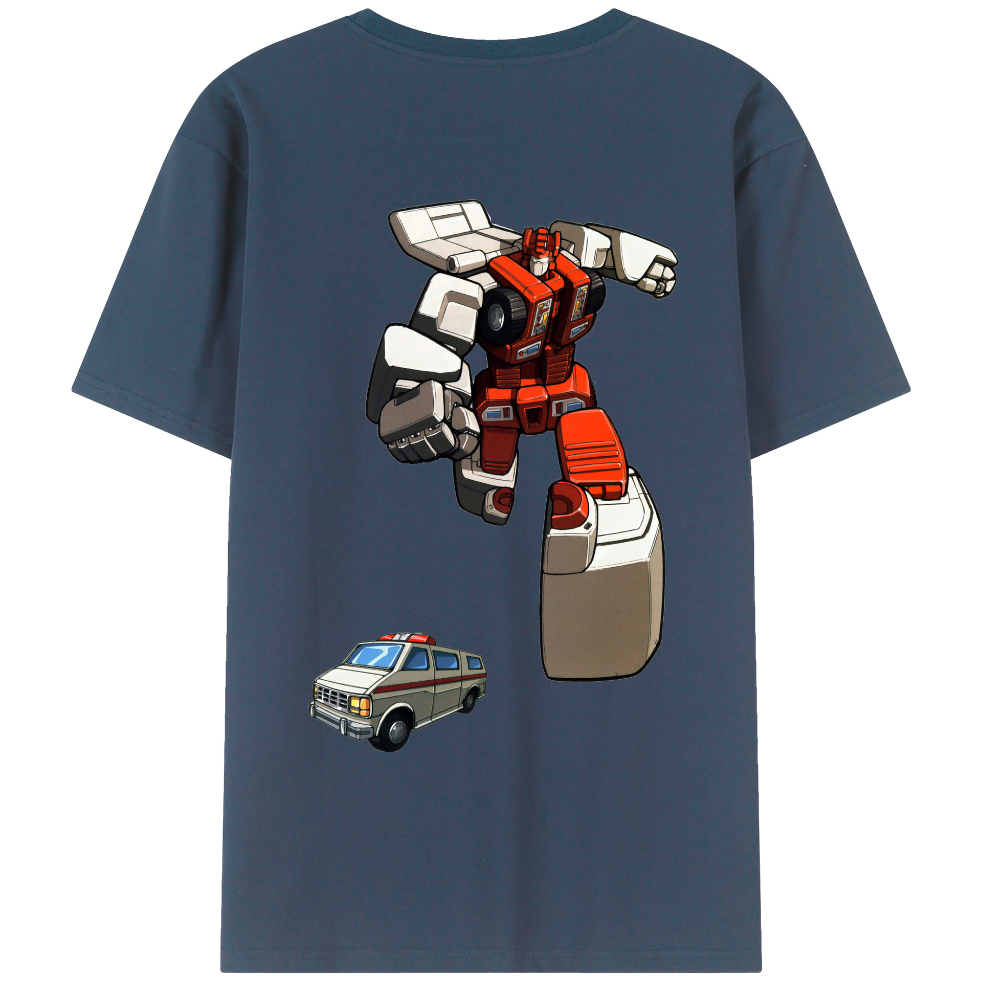 （画像用）  綿100％ メンズ半袖Tシャツ（バックプリント） 通気性
